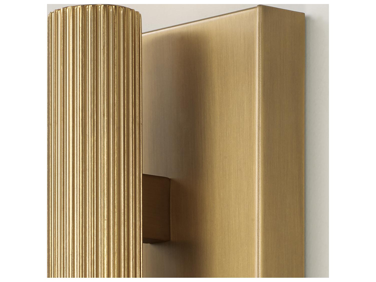 Capital Lighting Ian 2-light Aged Brass Wall Sconce