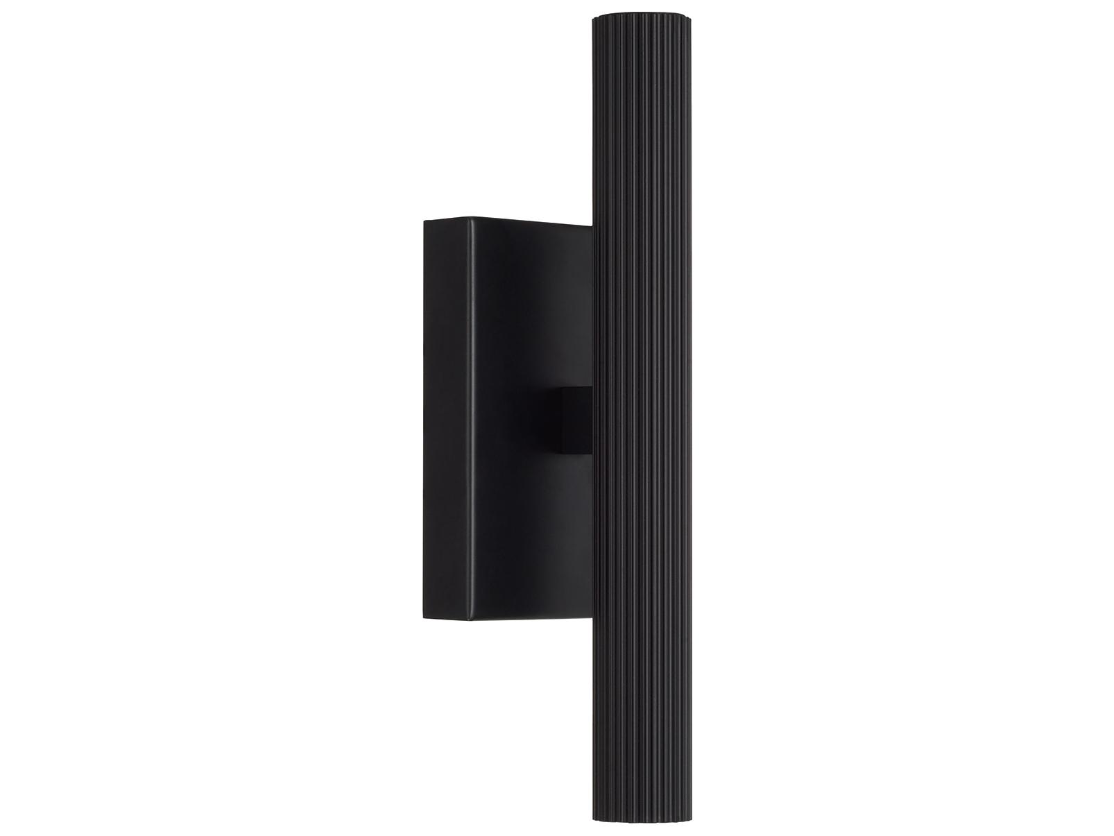 Capital Lighting Ian 2-light Matte Black Wall Sconce