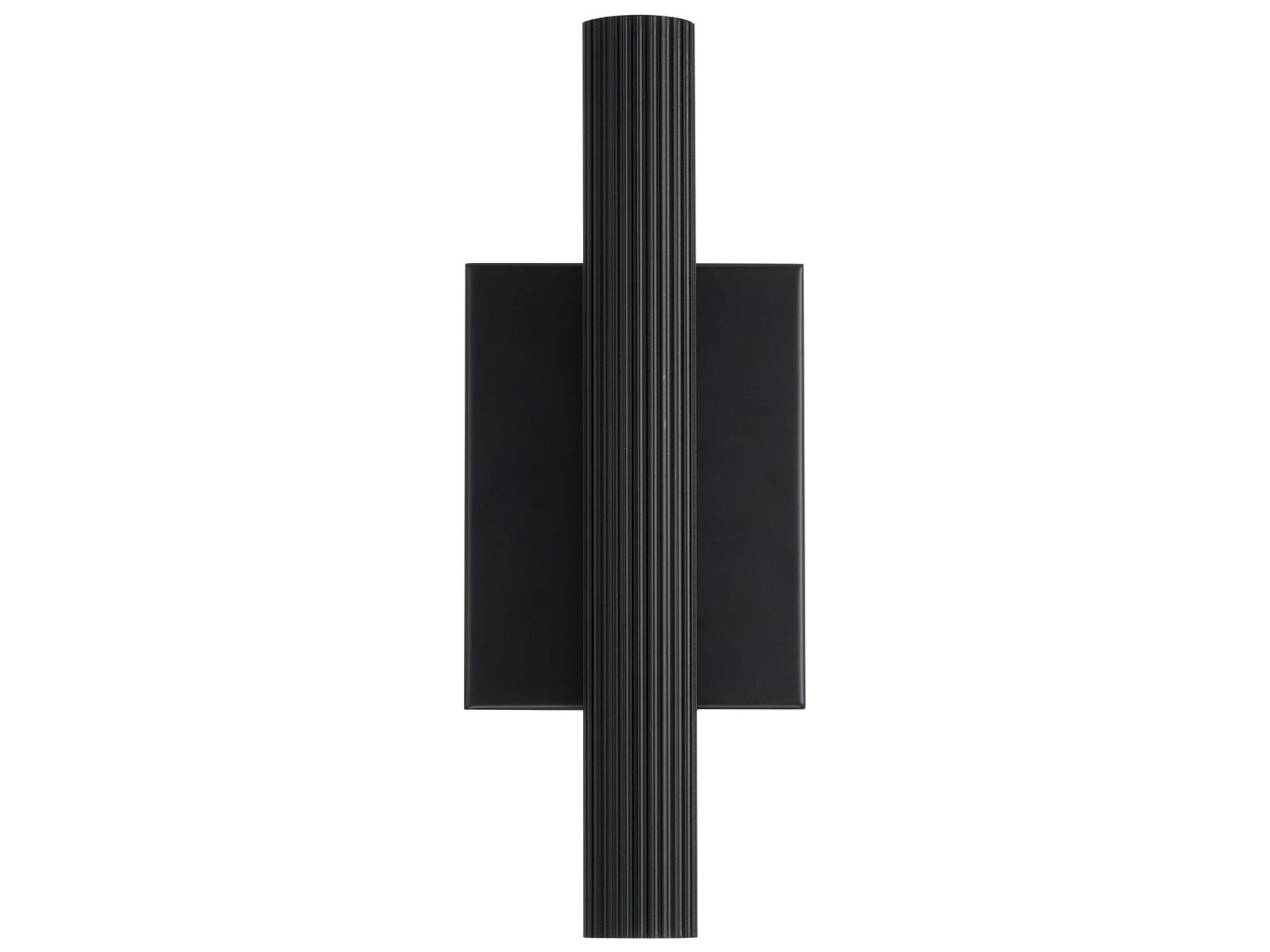 Capital Lighting Ian 2-light Matte Black Wall Sconce