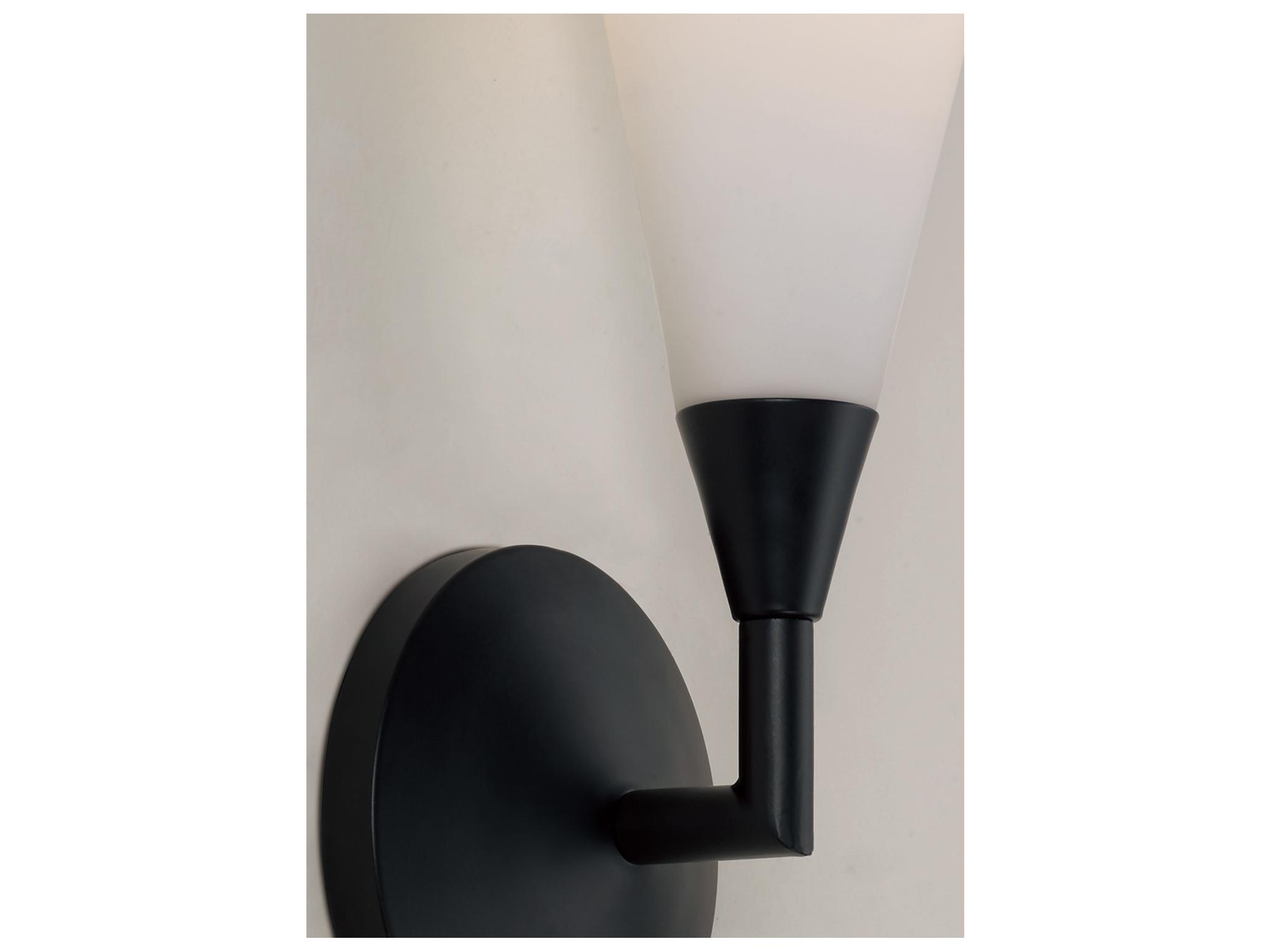 Capital Lighting Gatsby 1-light Matte Black Wall Sconce