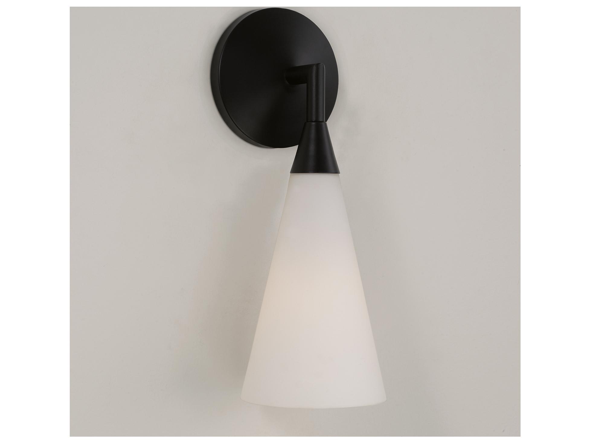 Capital Lighting Gatsby 1-light Matte Black Wall Sconce