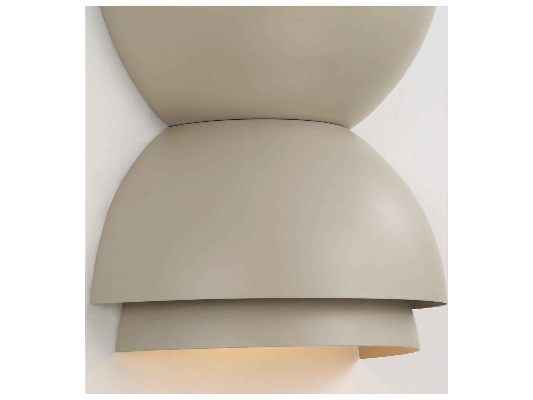Capital Lighting Jensen 2-light Taupe White Wall Sconce
