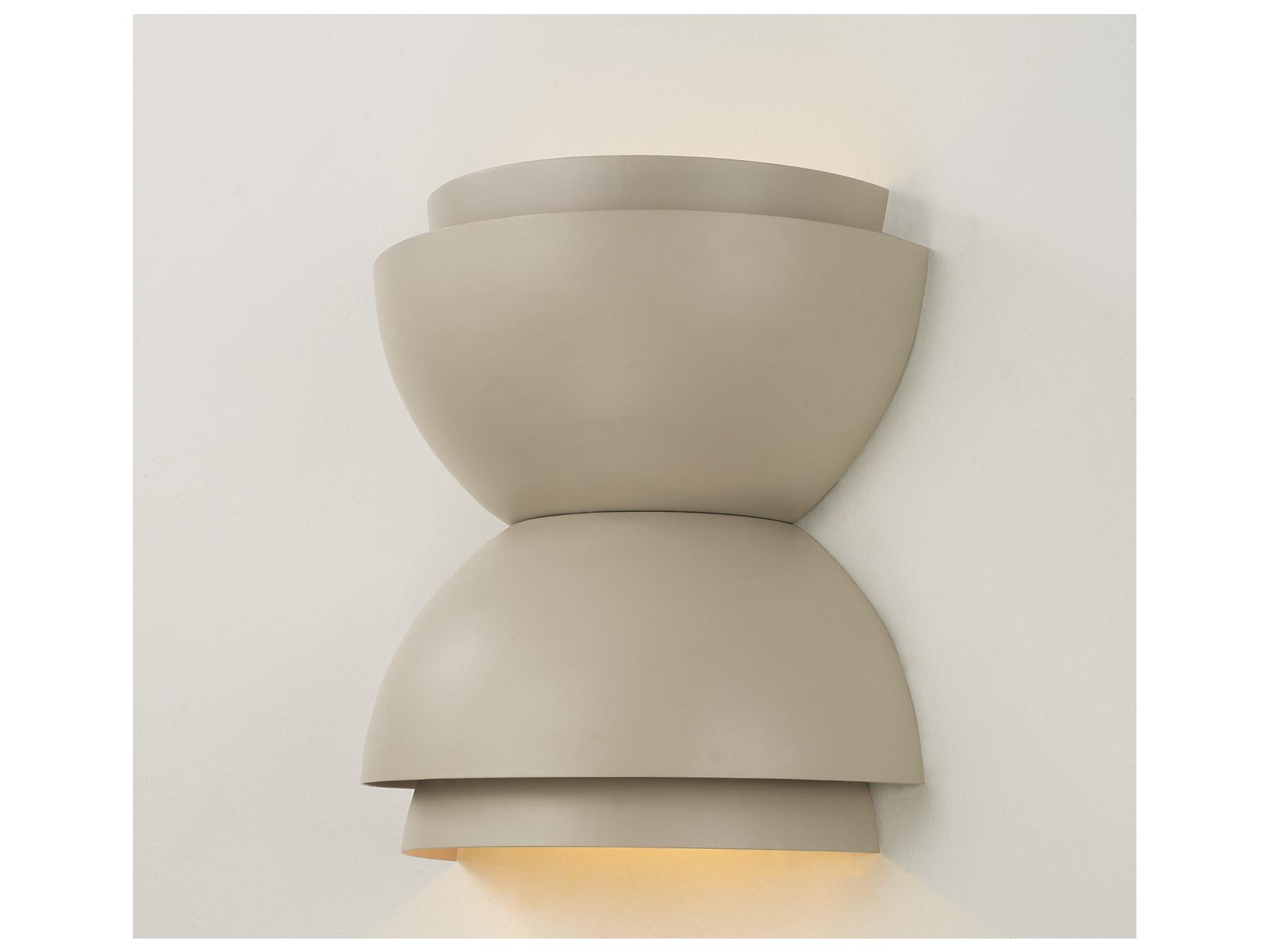 Capital Lighting Jensen 2-light Taupe White Wall Sconce