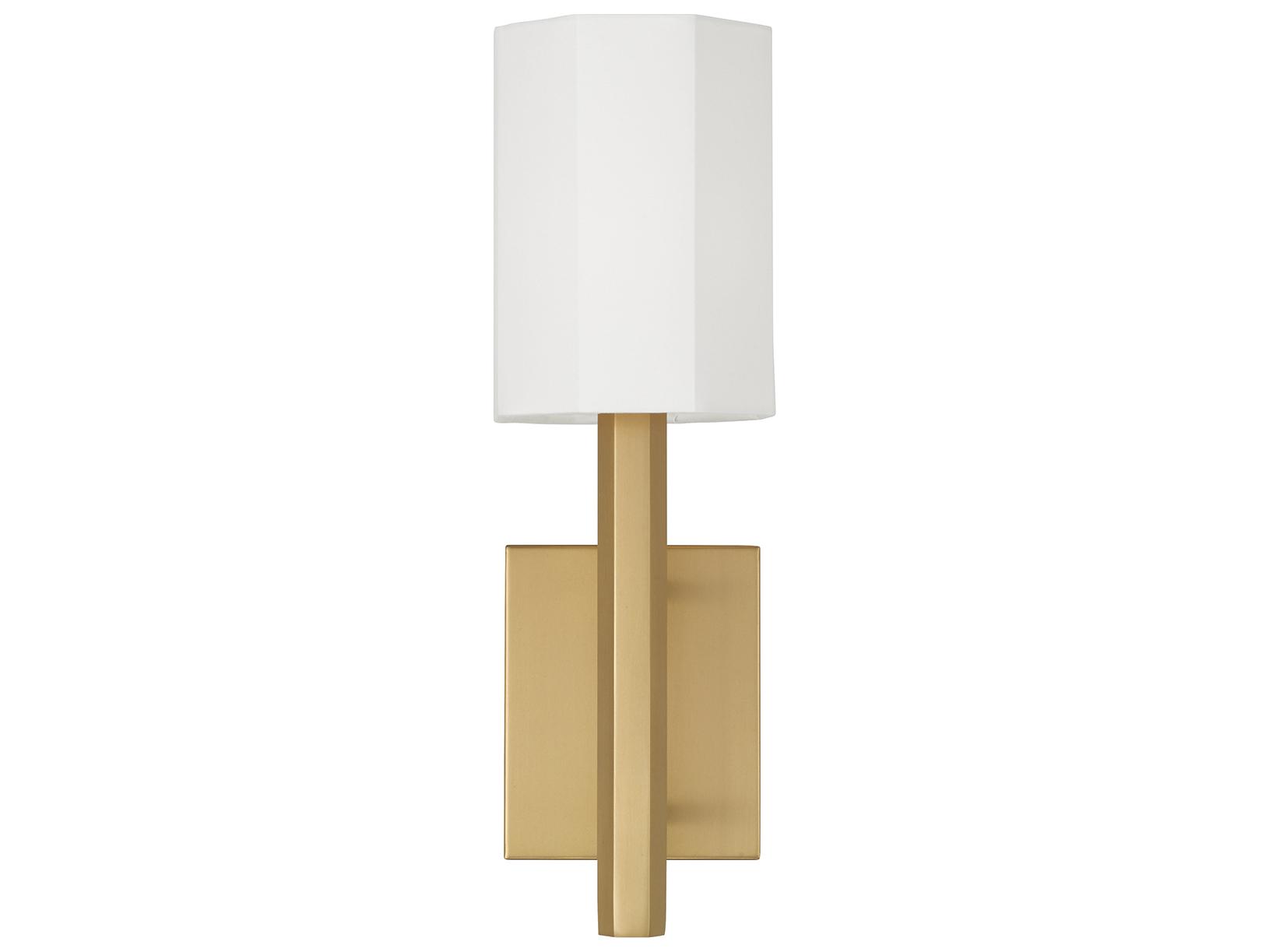 Capital Lighting Adrian 1-light Aged Brass Wall Sconce