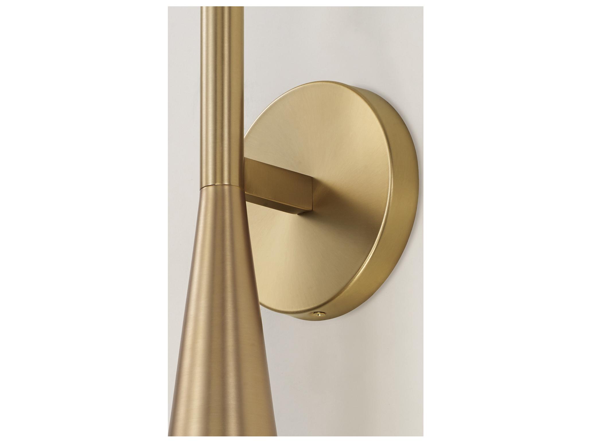 Capital Lighting Levi 1-light Matte Brass Wall Sconce
