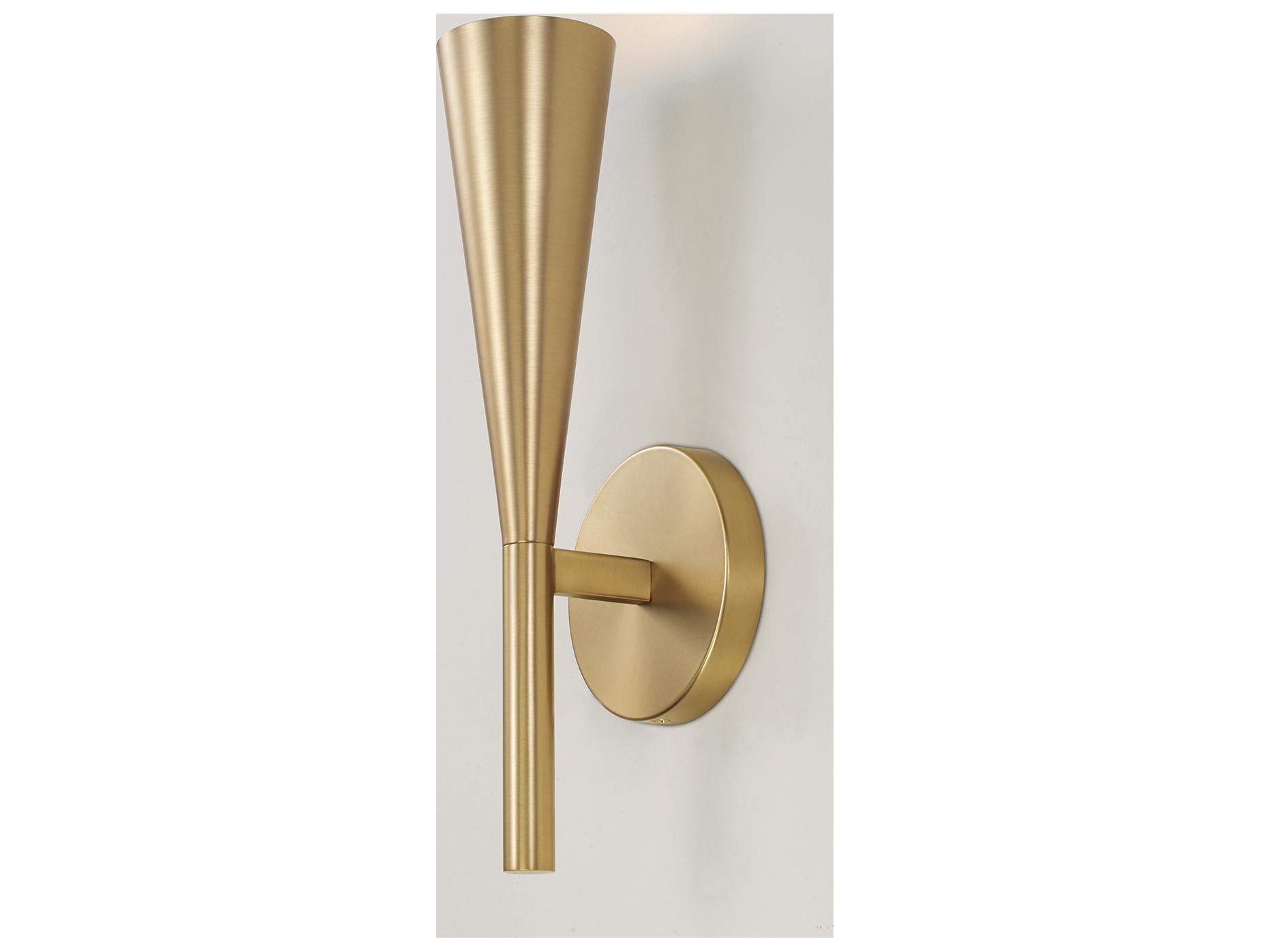 Capital Lighting Levi 1-light Matte Brass Wall Sconce