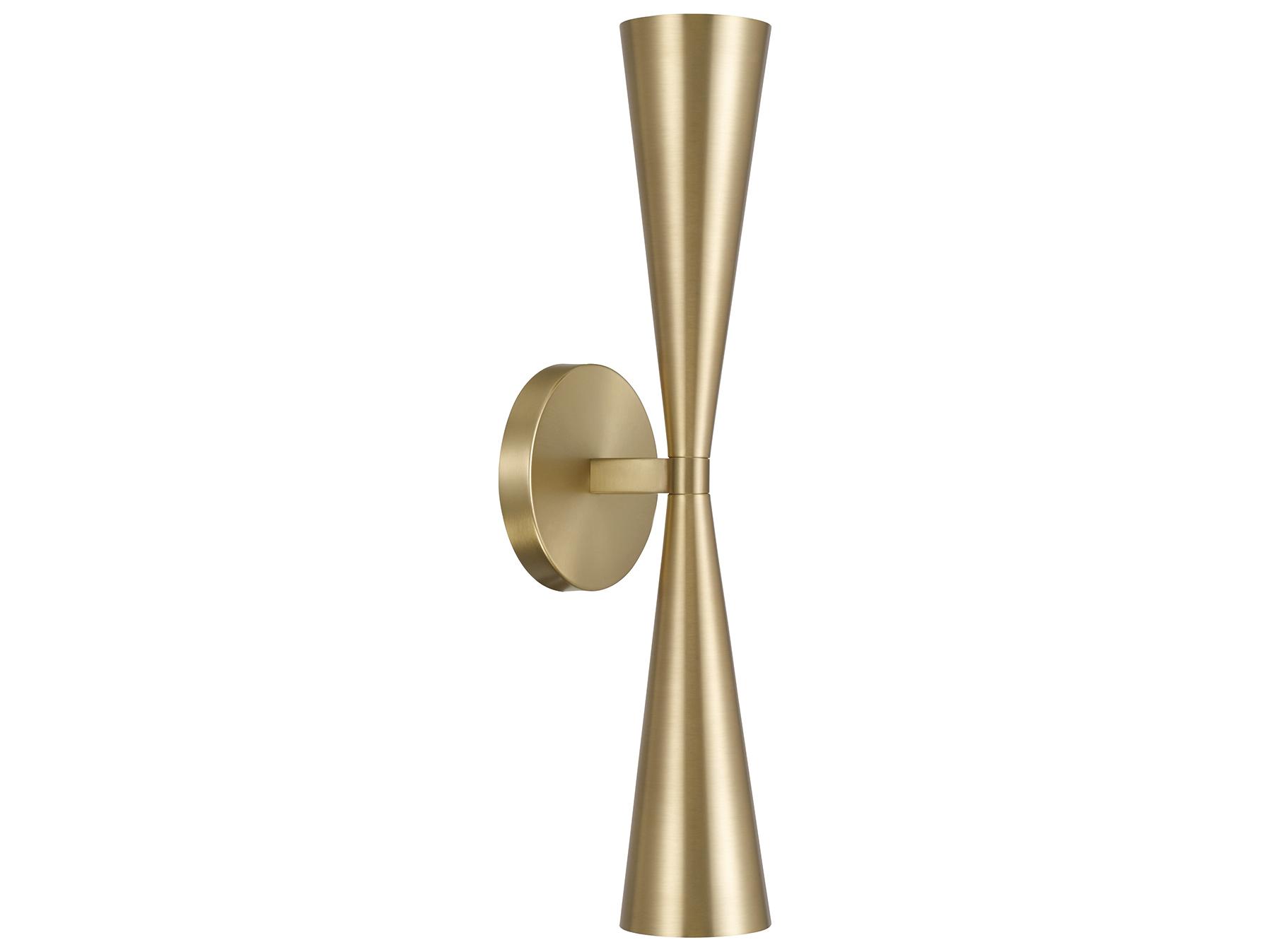 Capital Lighting Levi 2-light Matte Brass Wall Sconce