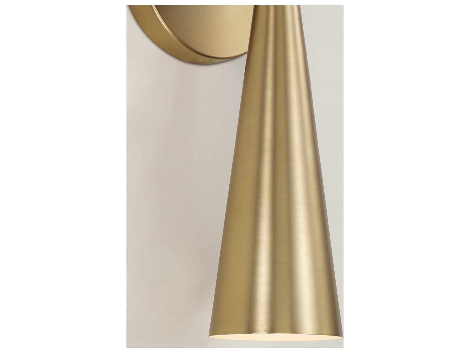 Capital Lighting Levi 2-light Matte Brass Wall Sconce