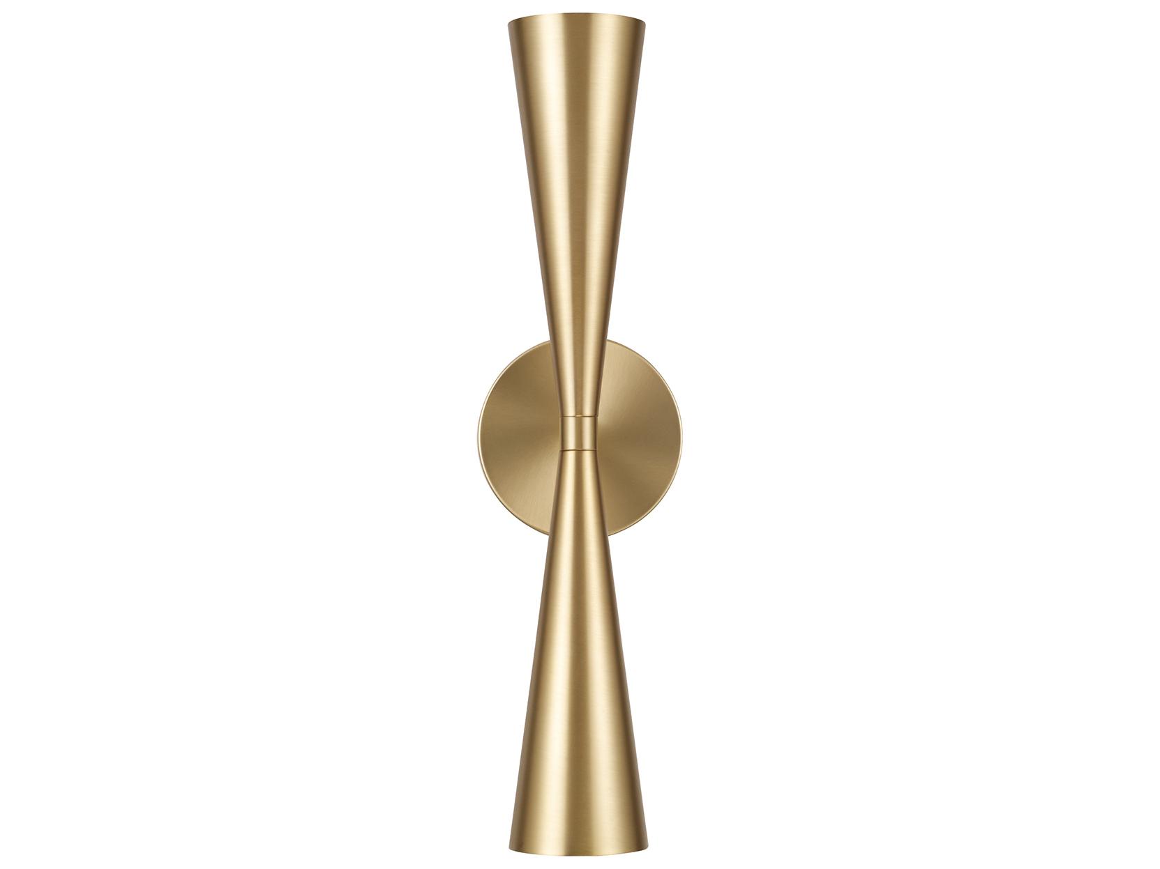 Capital Lighting Levi 2-light Matte Brass Wall Sconce