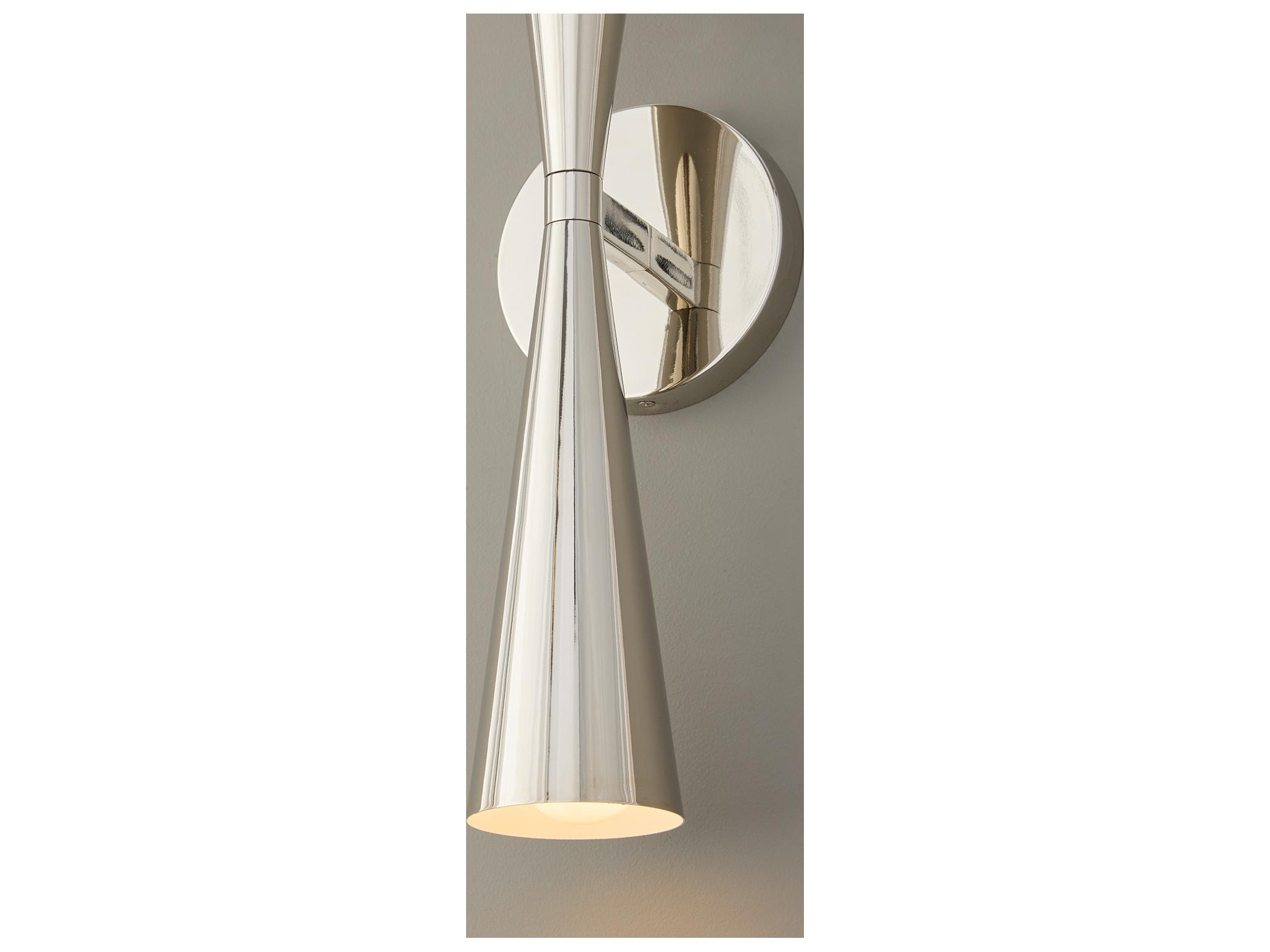 Capital Lighting Levi 2-light Polished Nickel Wall Sconce
