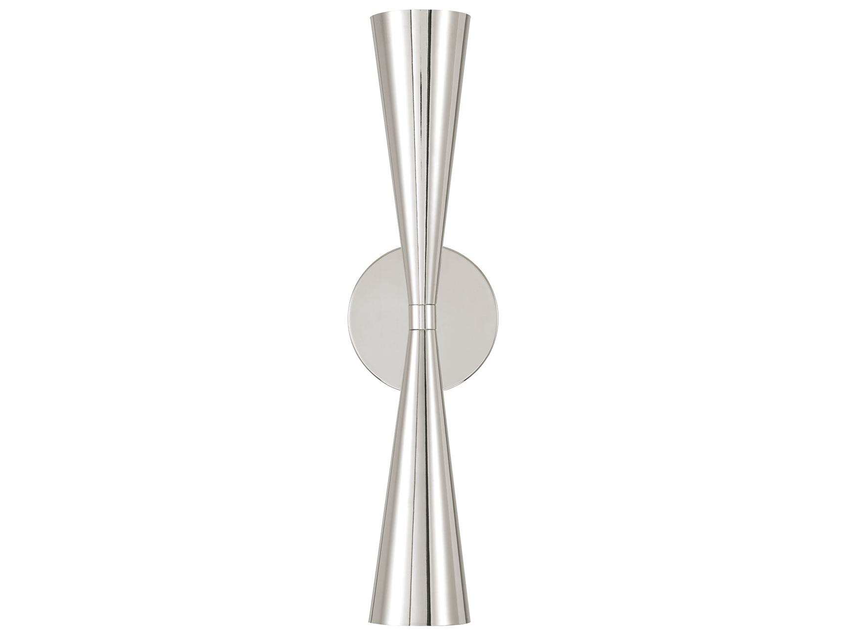 Capital Lighting Levi 2-light Polished Nickel Wall Sconce