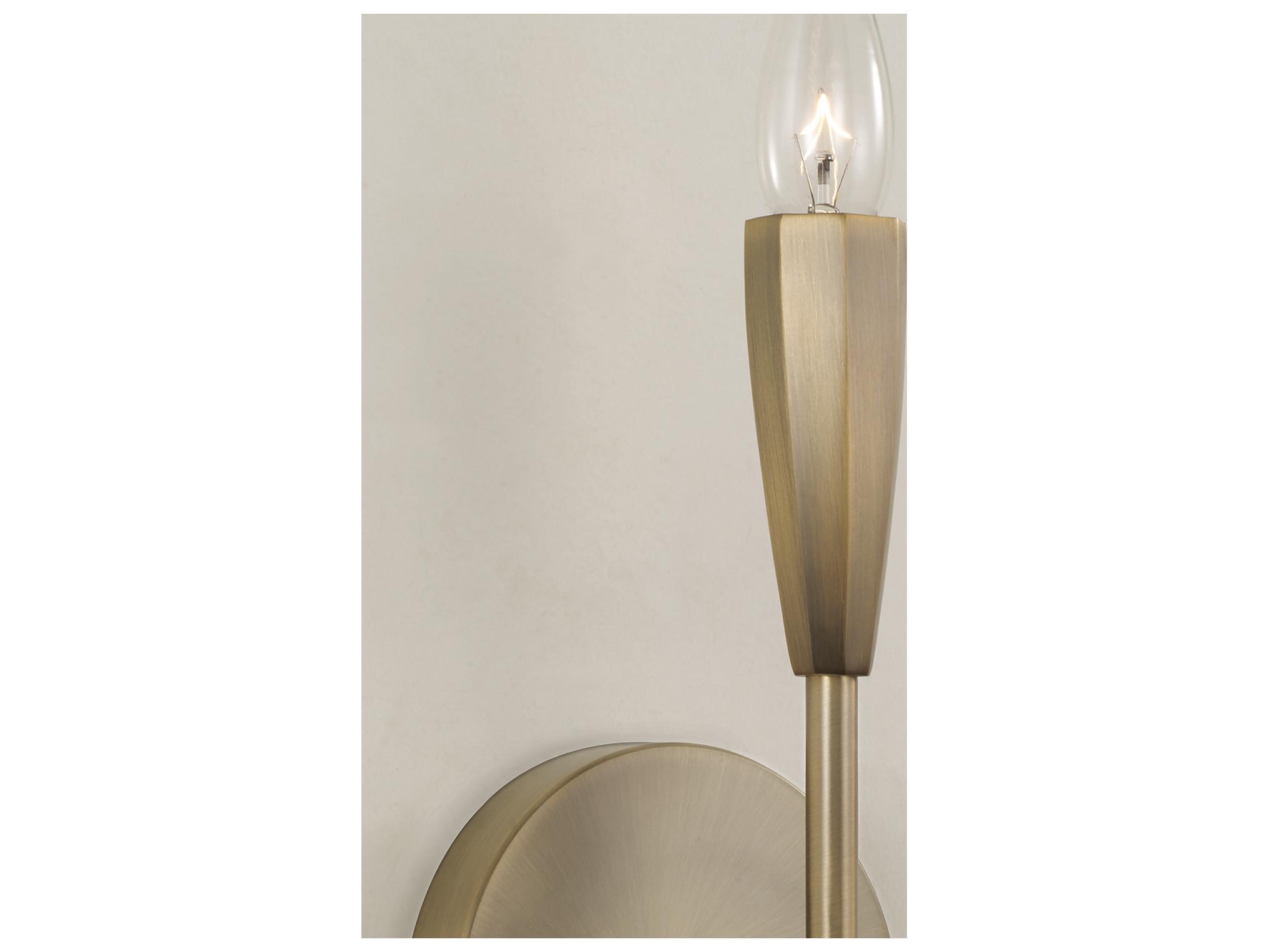 Capital Lighting Palmer 1-light Antiqued Brass Wall Sconce