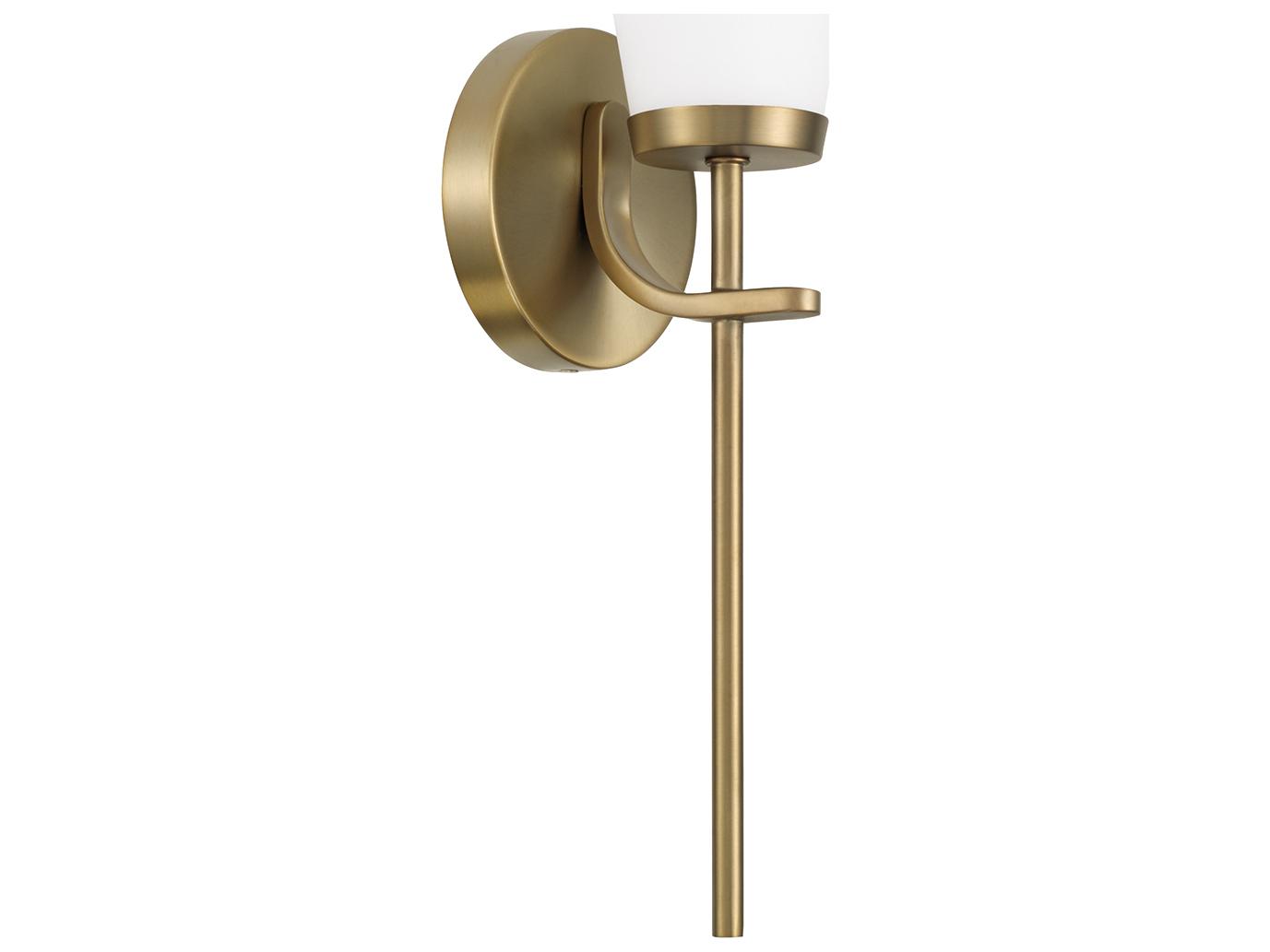 Capital Lighting Drake 1-light Aged Brass Wall Sconce