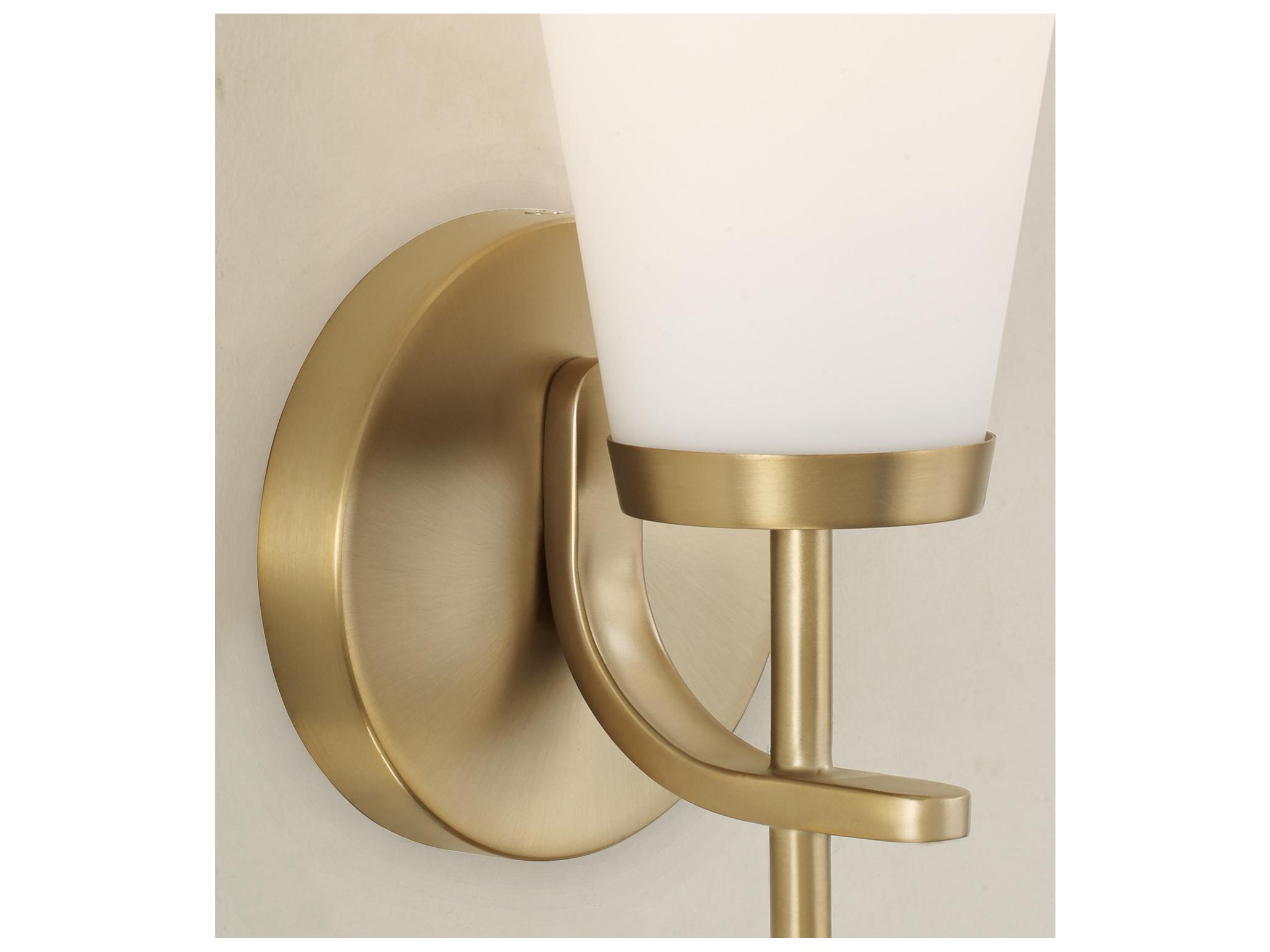 Capital Lighting Drake 1-light Aged Brass Wall Sconce