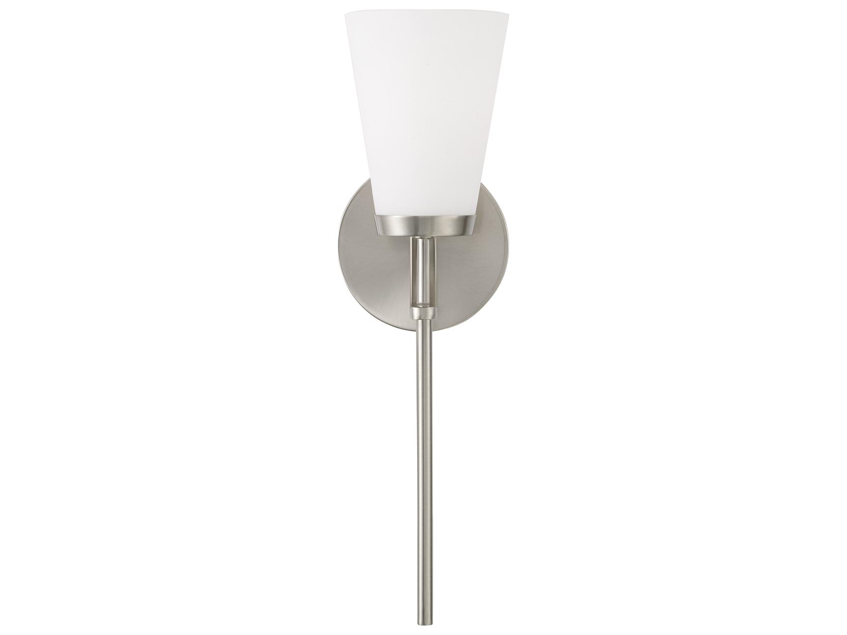 Capital Lighting Drake 1-light Brushed Nickel Wall Sconce