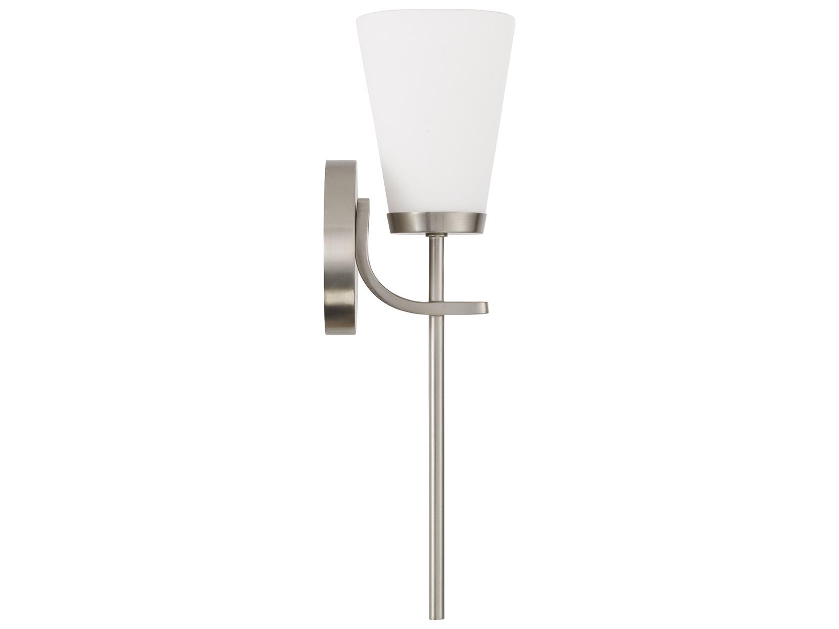 Capital Lighting Drake 1-light Brushed Nickel Wall Sconce