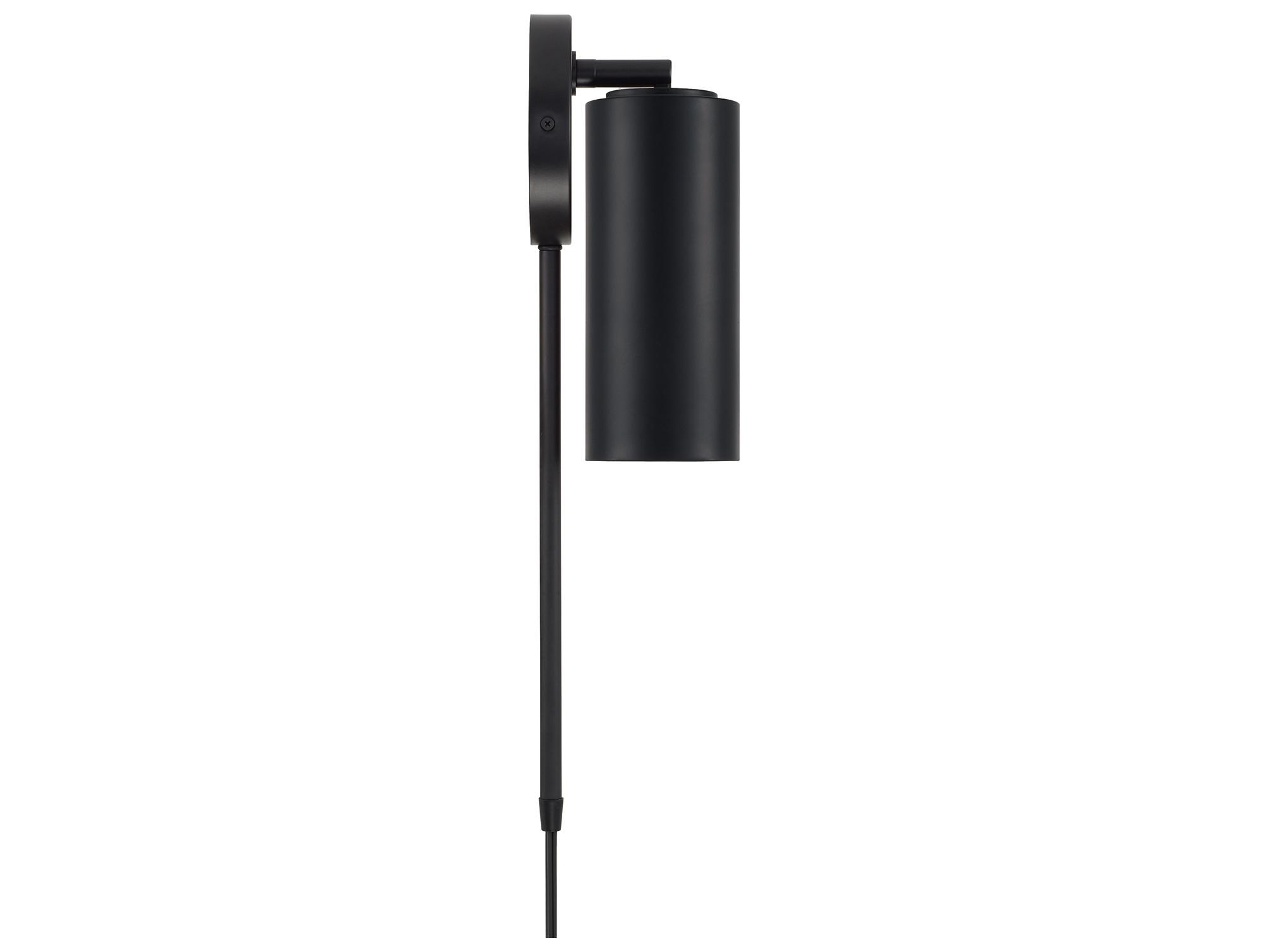 Capital Lighting Robbie 1-light Matte Black Wall Sconce