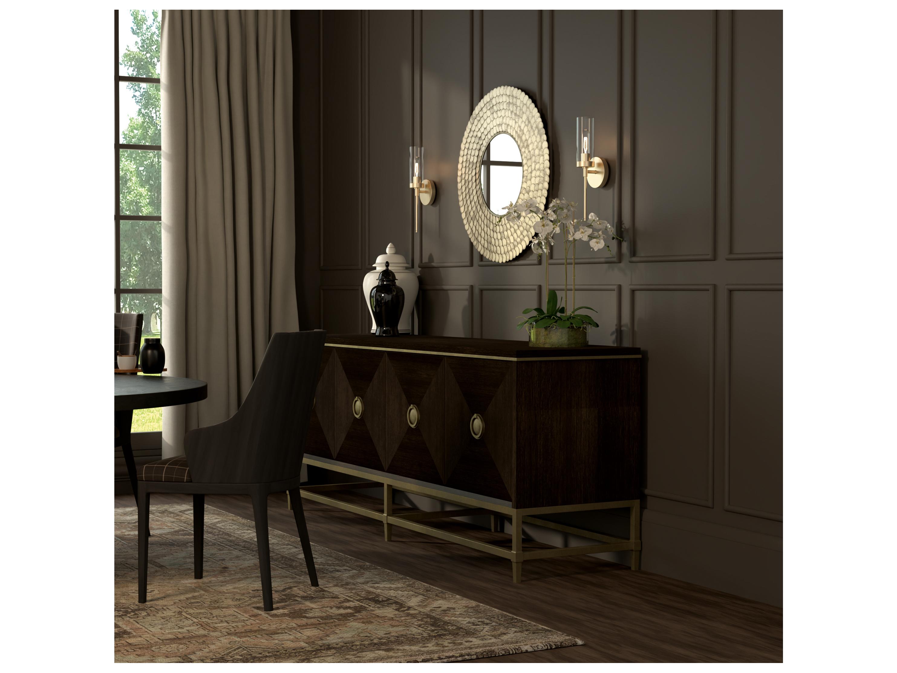 Capital Lighting Delphine Grecian Luster Wall Mirror Round