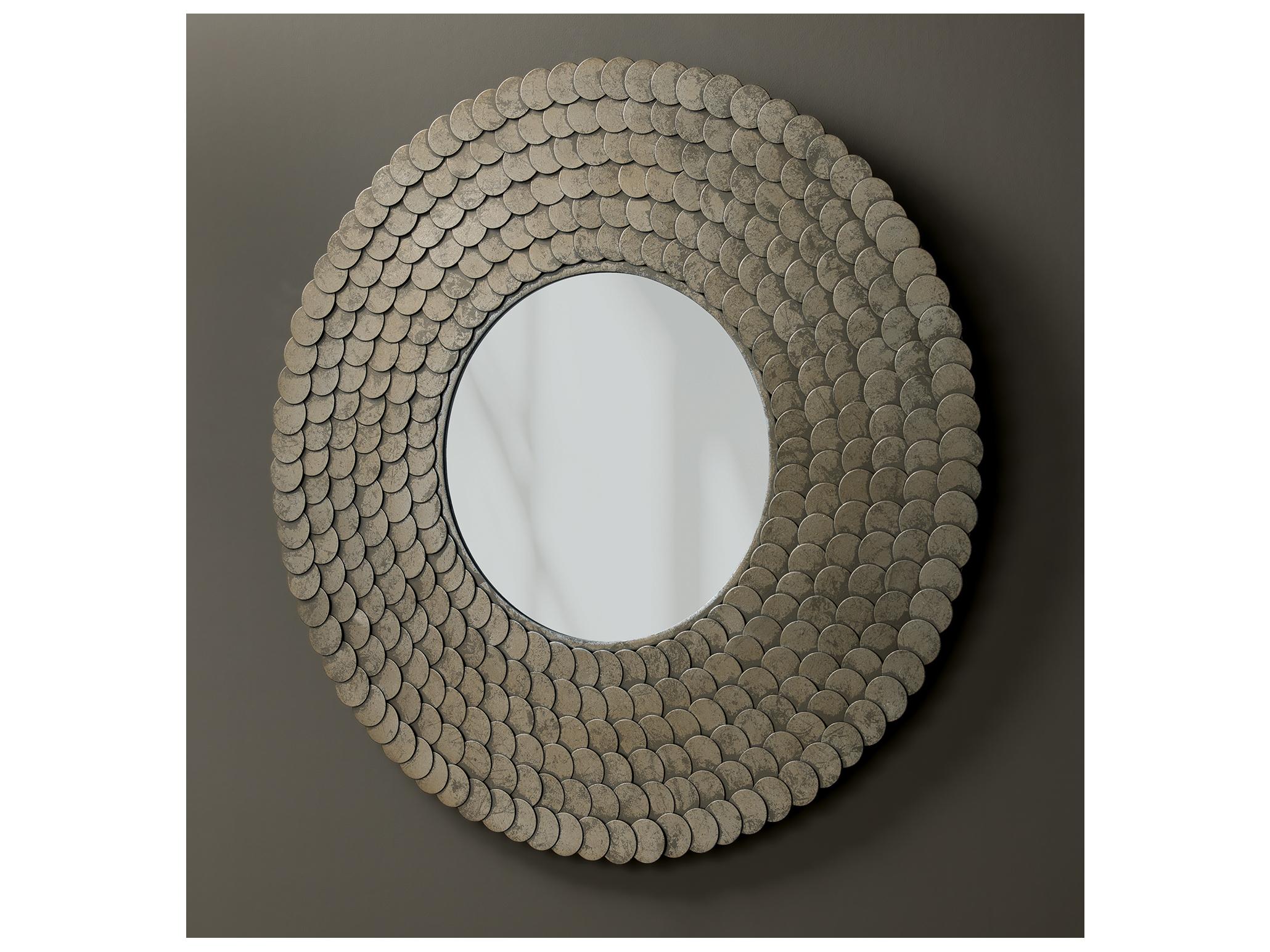 Capital Lighting Delphine Grecian Luster Wall Mirror Round