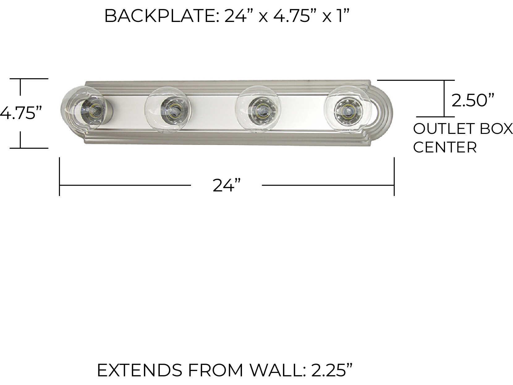 Capital Lighting Alice 4-Light Matte Nickel Vanity Light