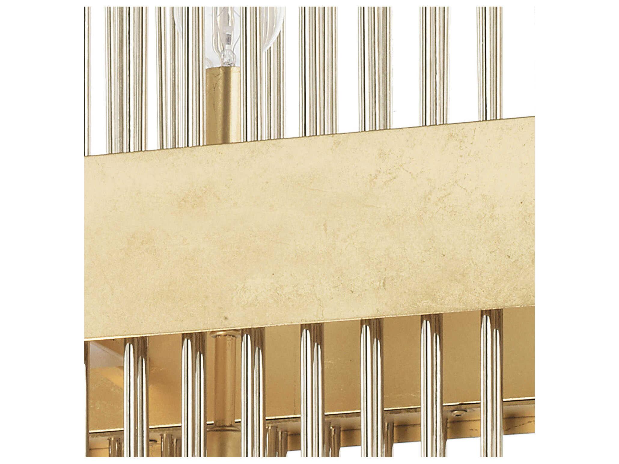 Capital Lighting Lena 10-Light Fire And Ice Gold Island Pendant