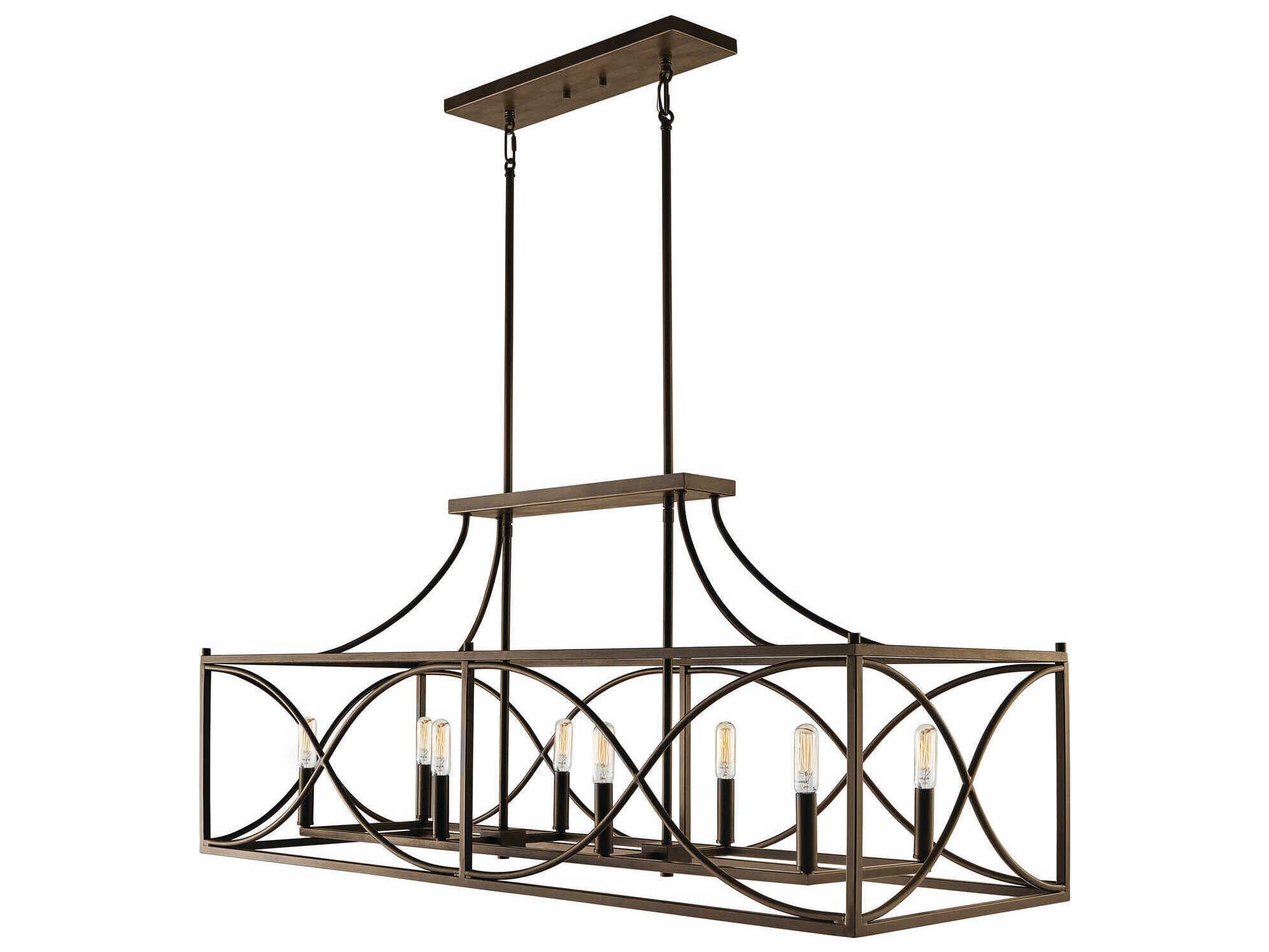 Capital Lighting Tybee 8-Light Nordic Grey Island Pendant