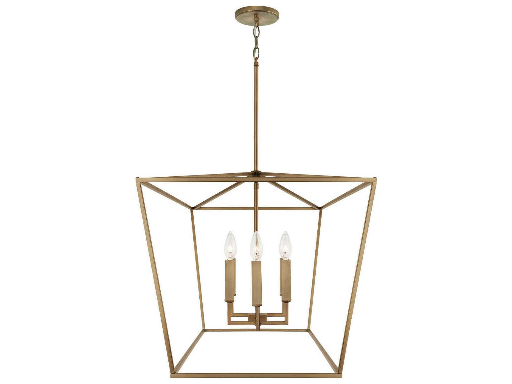Capital Lighting Thea 6-Light Aged Brass Island Pendant