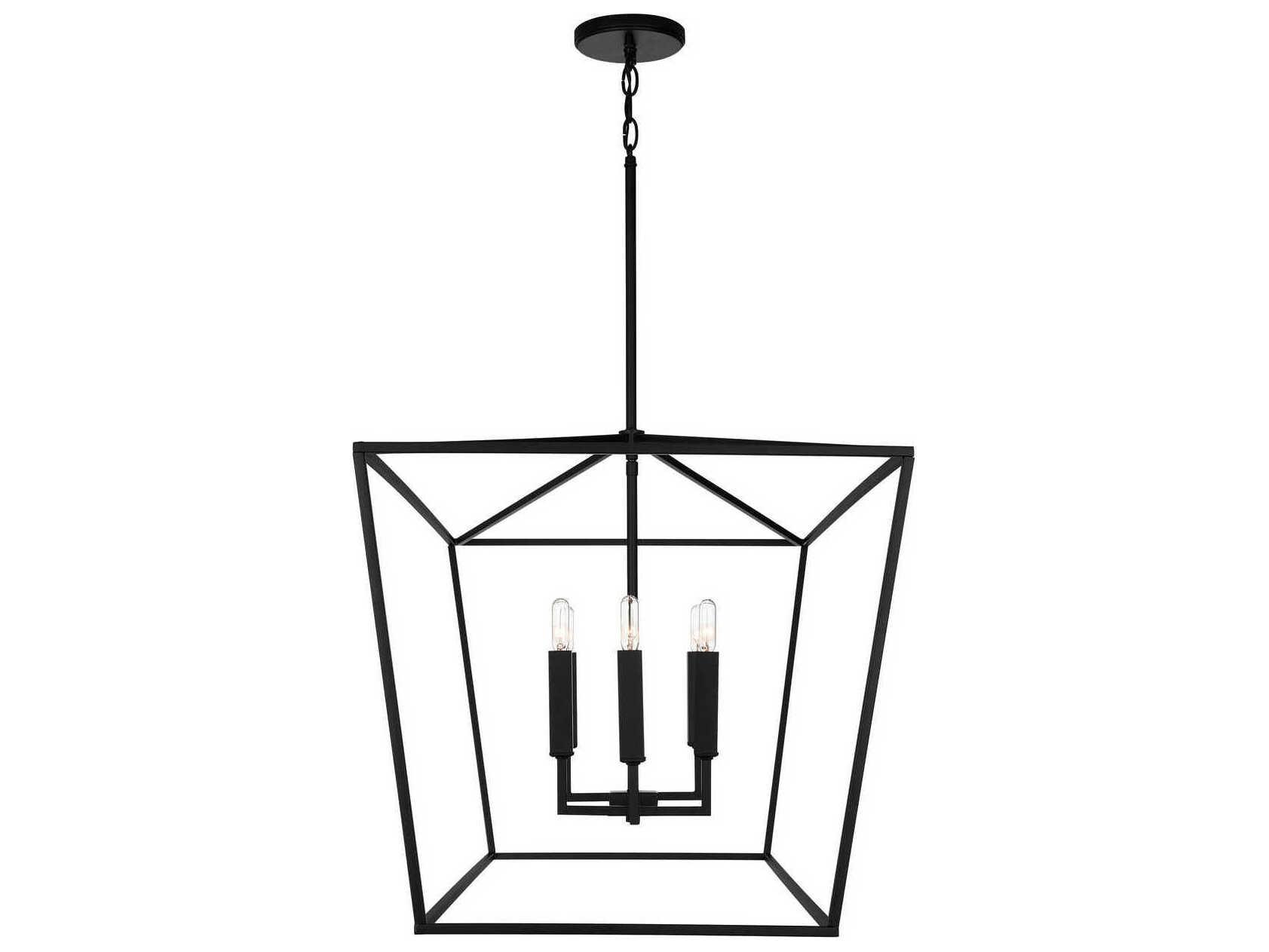 Capital Lighting Thea 6-Light Matte Black Island Pendant