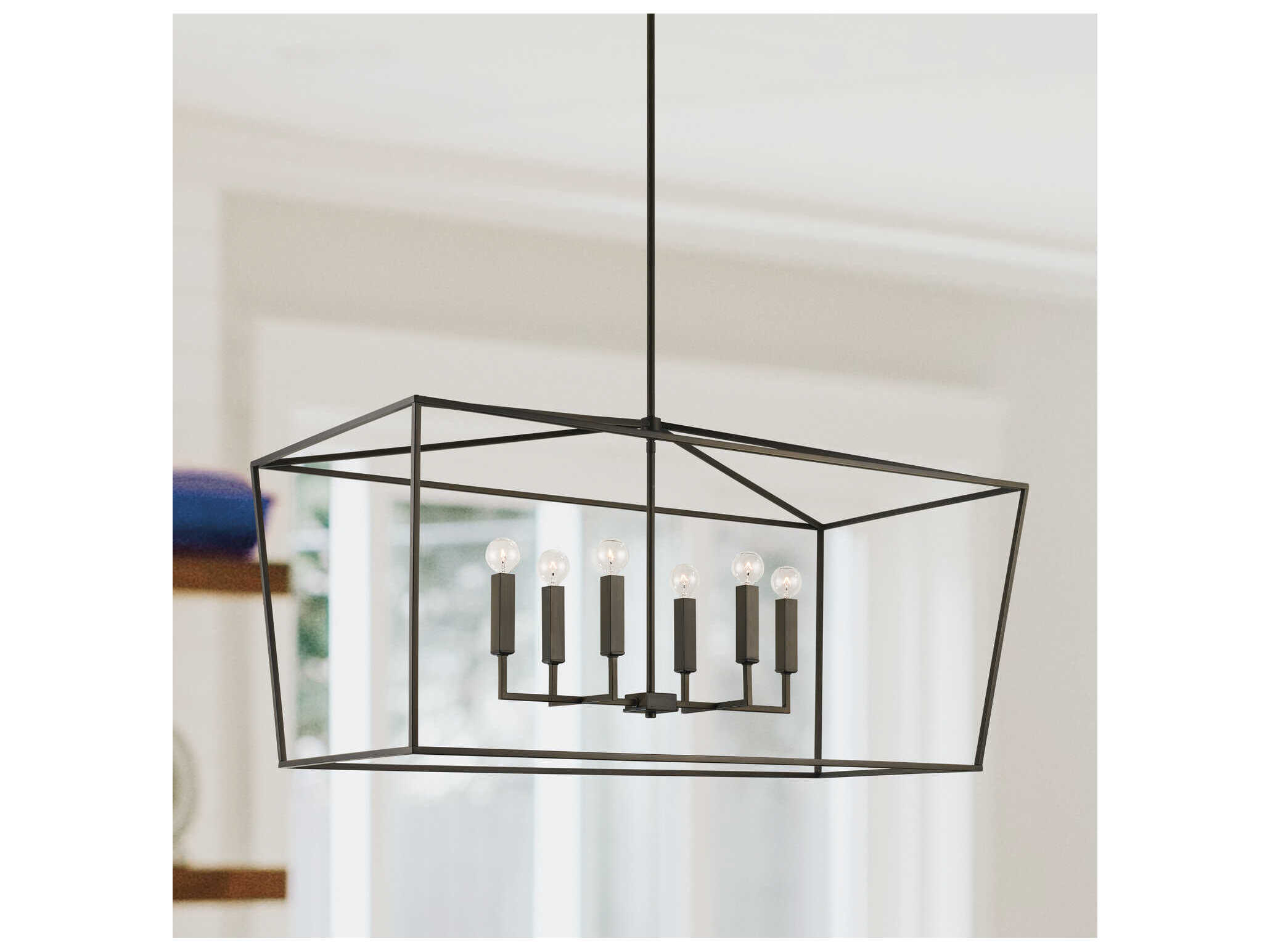 Capital Lighting Thea 6-Light Oil Rubbed Bronze Island Pendant