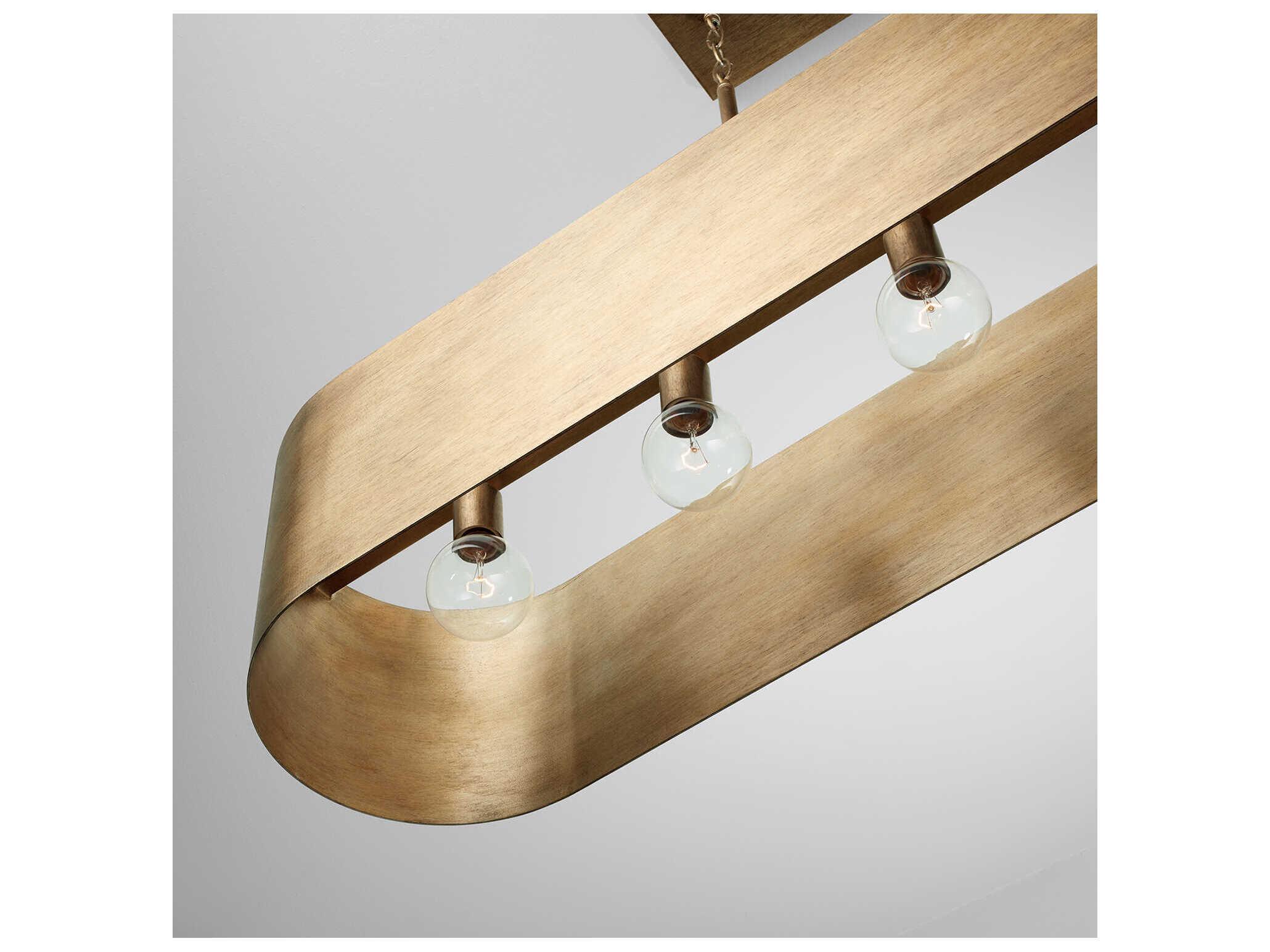 Capital Lighting Jude 5-Light Mystic Luster Gold Island Pendant