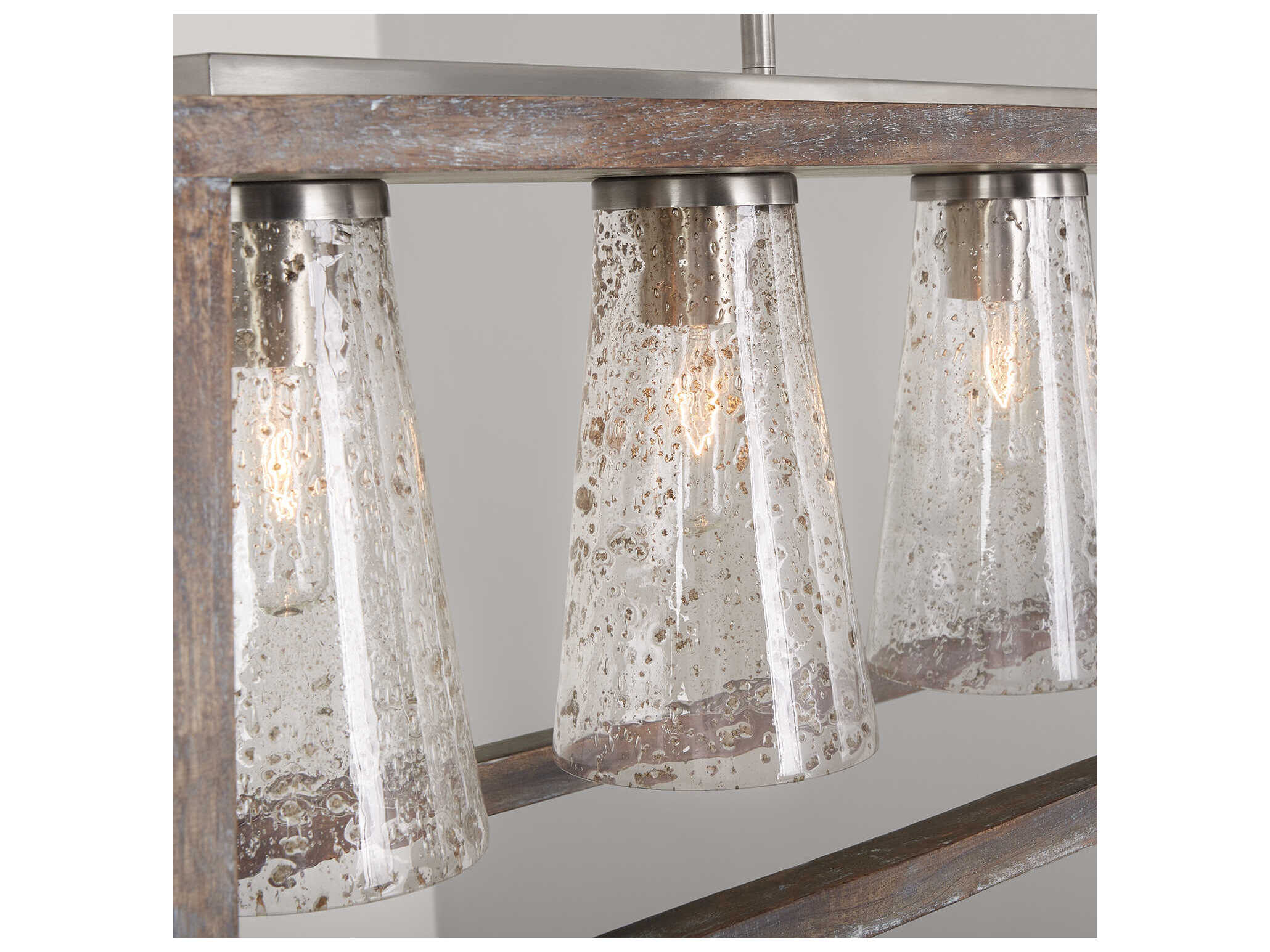 Capital Lighting Connor 5-Light Black Wash And Matte Nickel Island Pendant