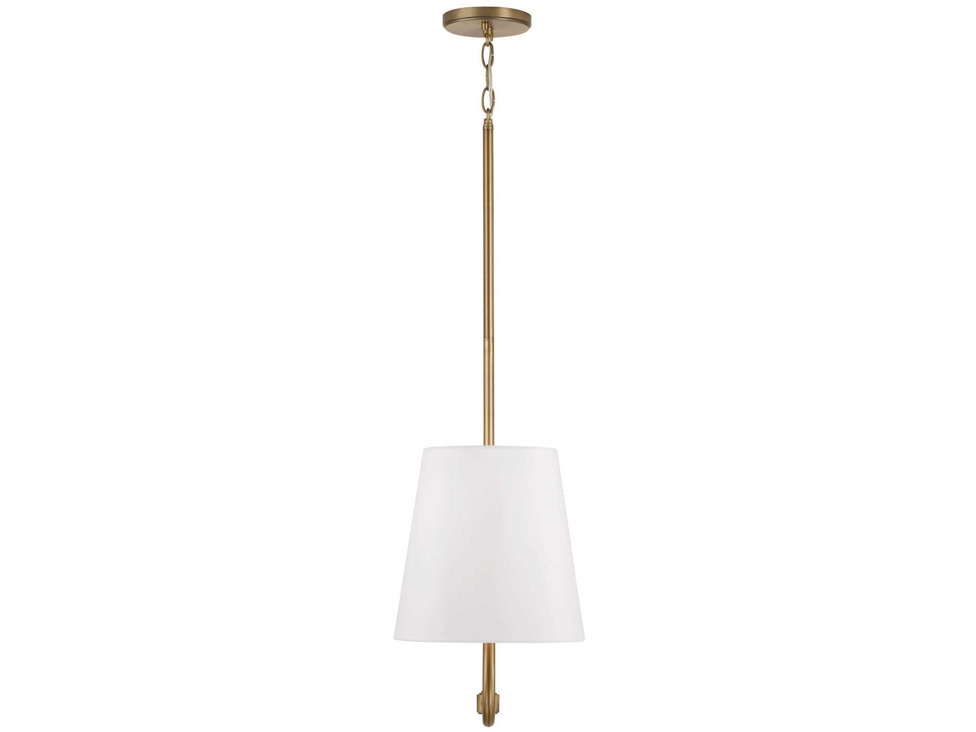 Capital Lighting Brody 2-Light Aged Brass Empire Linear Island Pendant