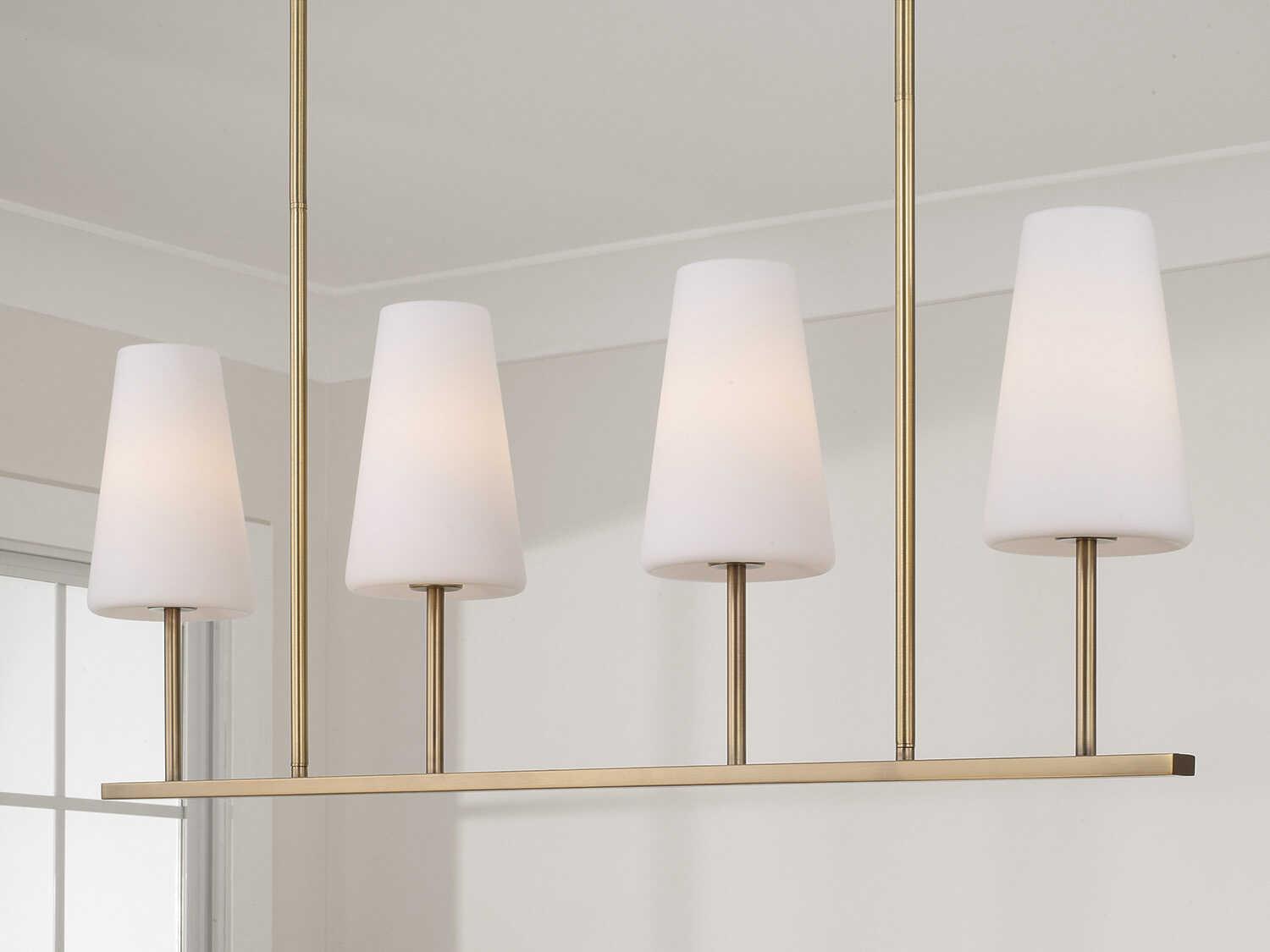 Capital Lighting Averitt 4-Light Aged Brass Island Pendant