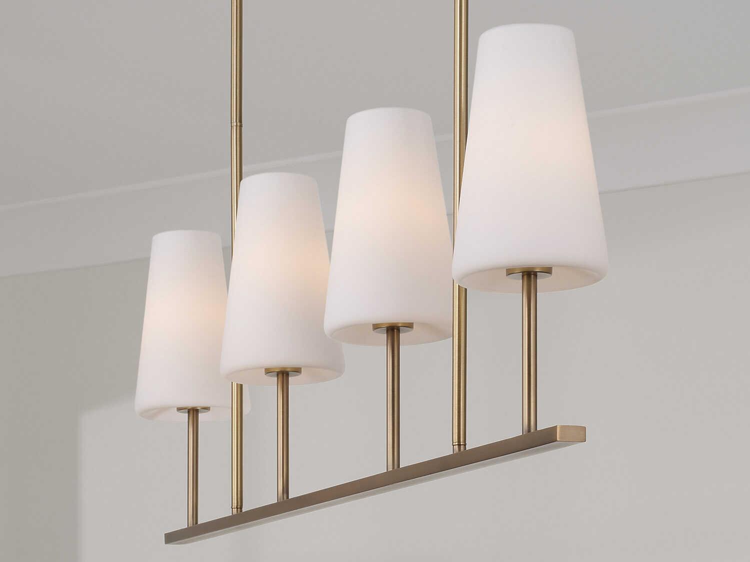 Capital Lighting Averitt 4-Light Aged Brass Island Pendant