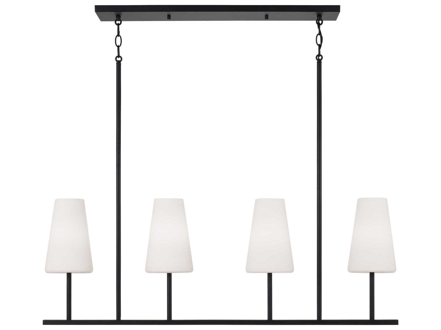Capital Lighting Averitt 4-Light Matte Black Island Pendant