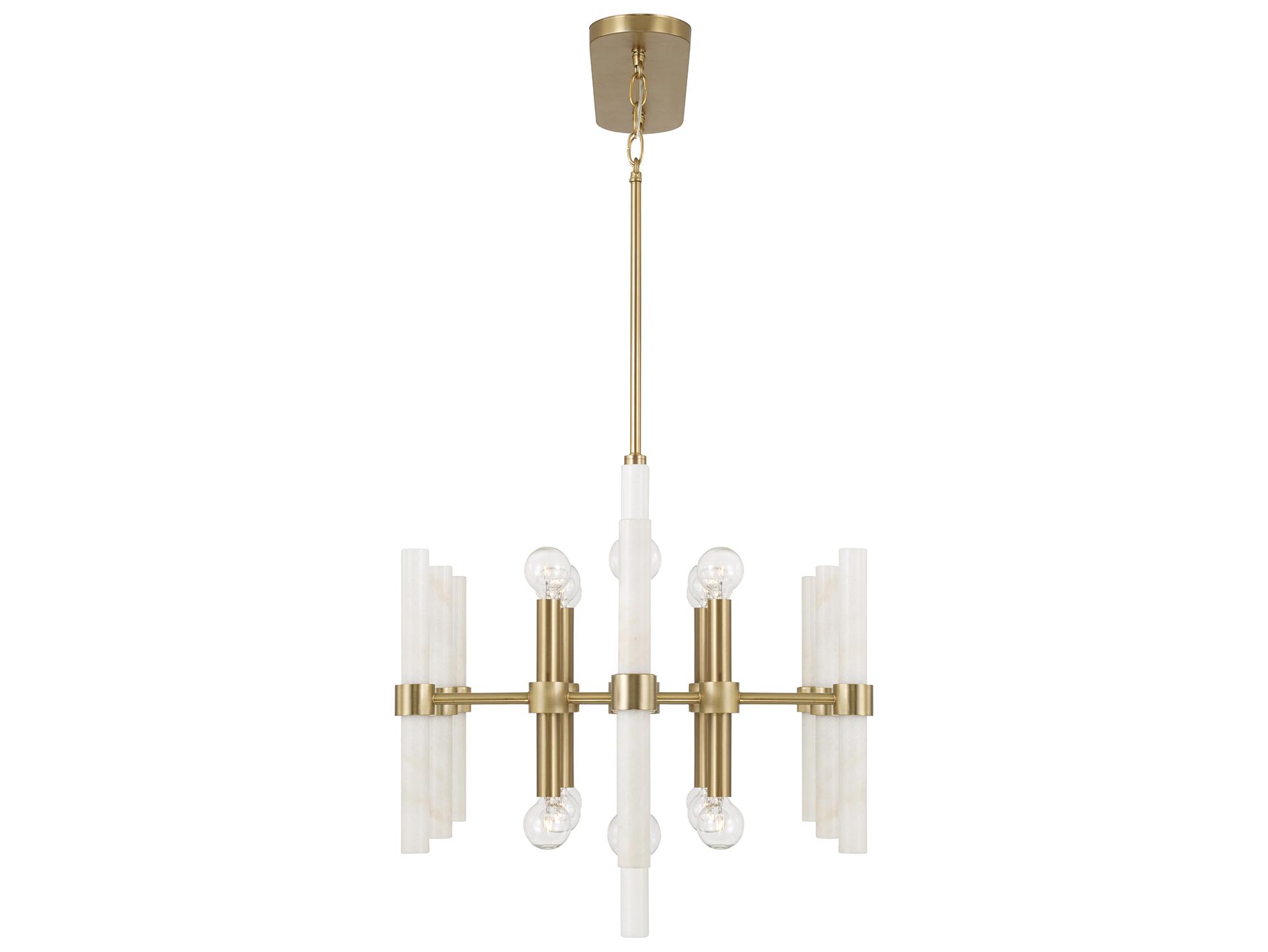 Capital Lighting Marlow 16-light Matte Brass Linear Island Pendant