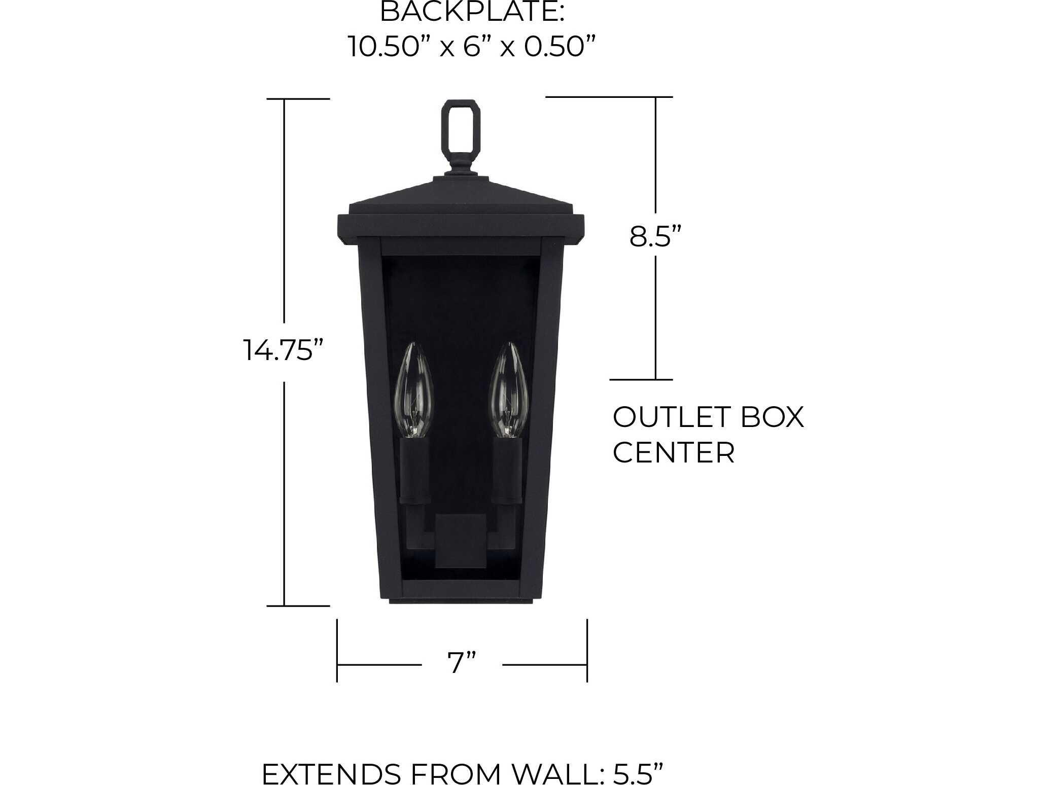 Capital Lighting Donnelly Outdoor Wall Lantern