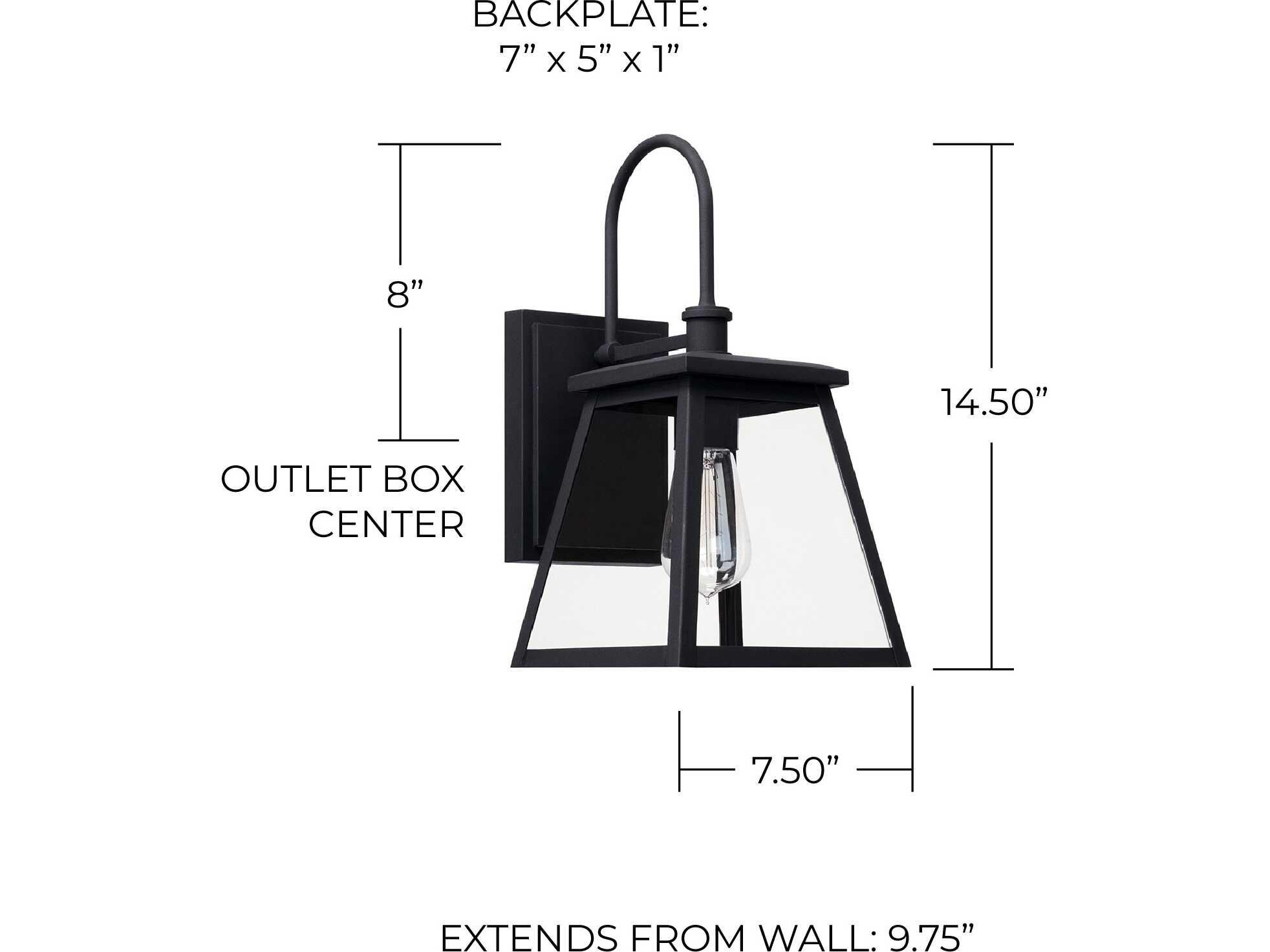 Capital Lighting Belmore Outdoor Wall Lantern