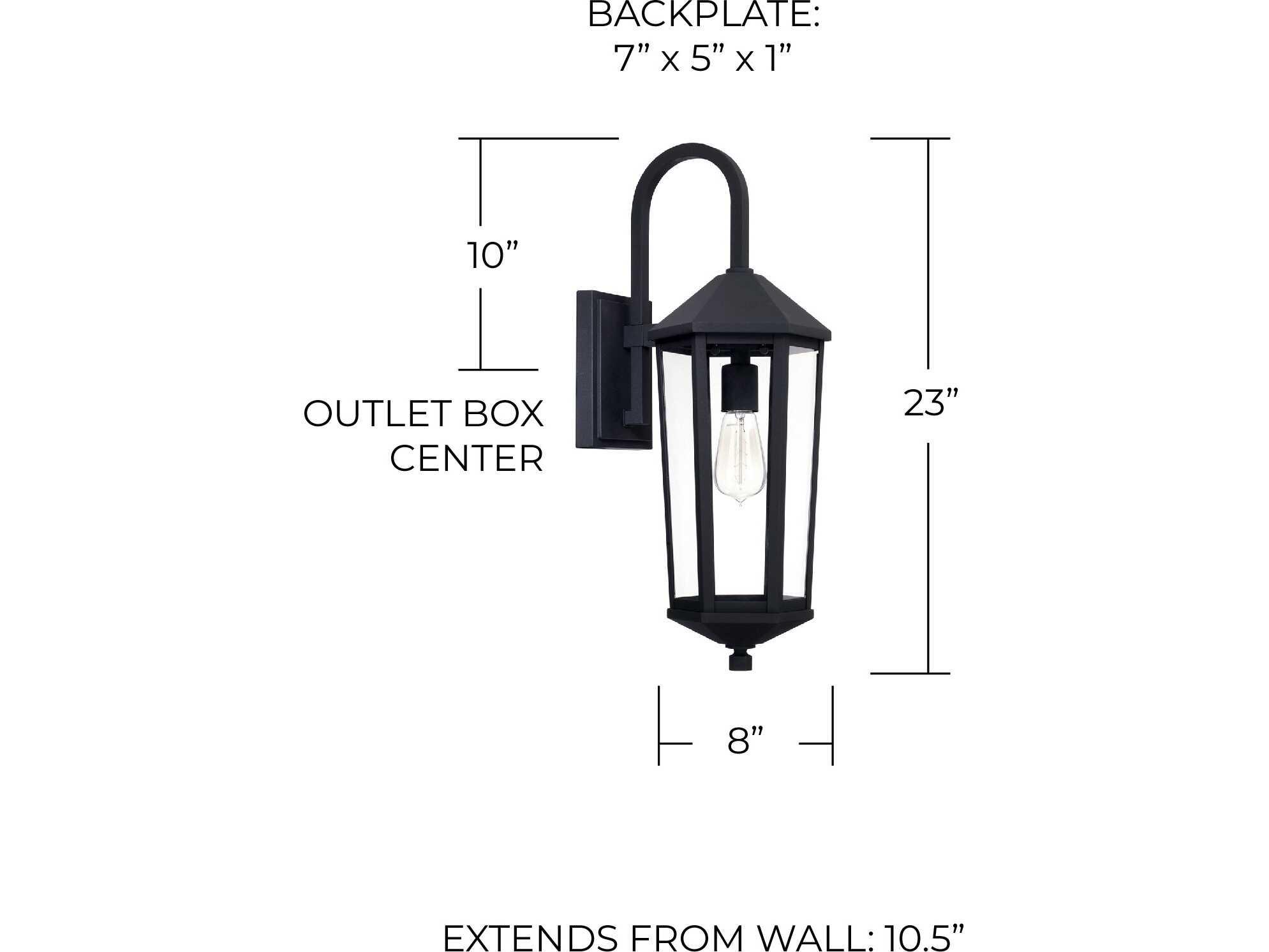 Capital Lighting Ellsworth Outdoor Wall Lantern