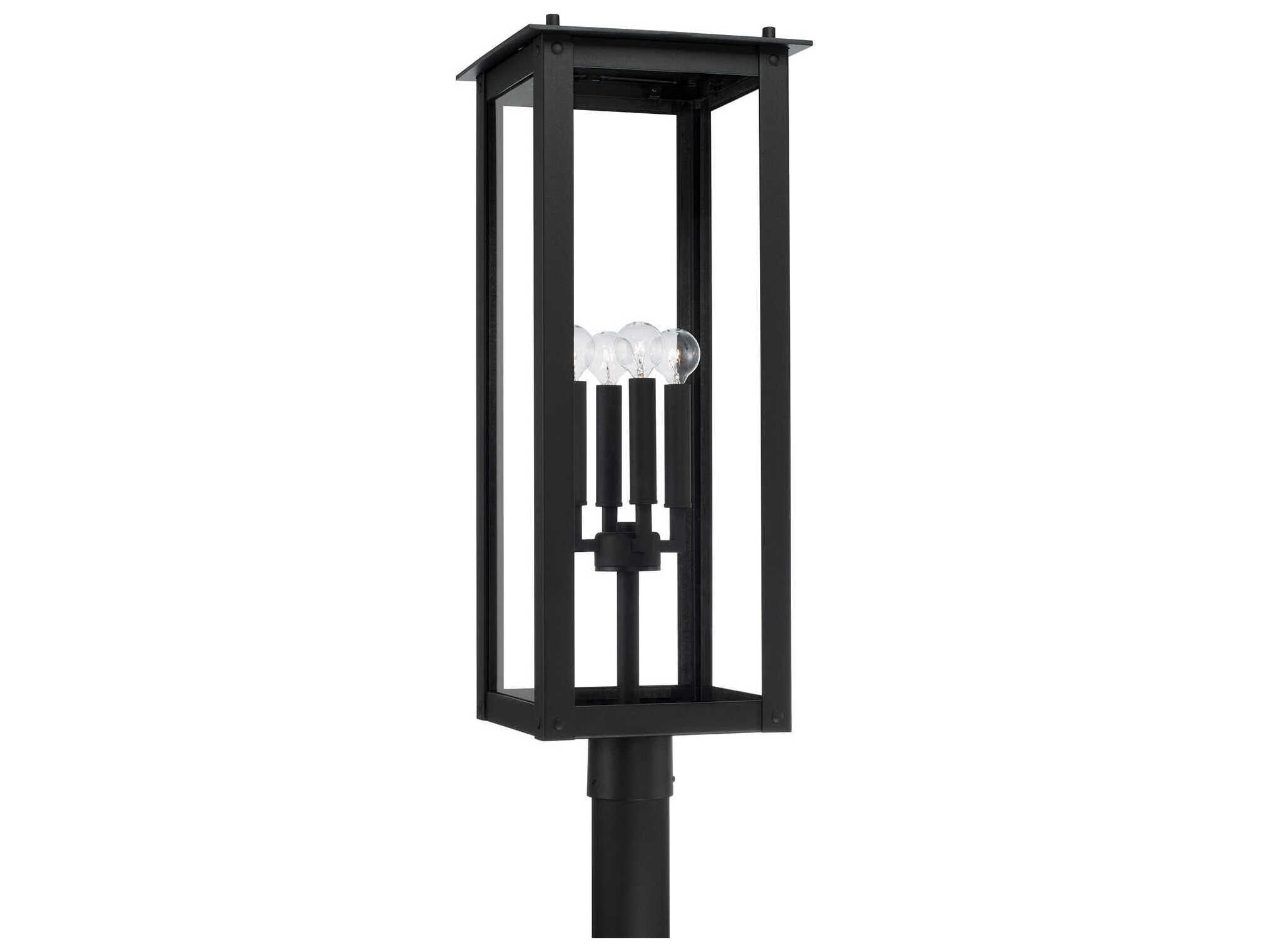 Capital Lighting Hunt 4 - Light Outdoor Post Light