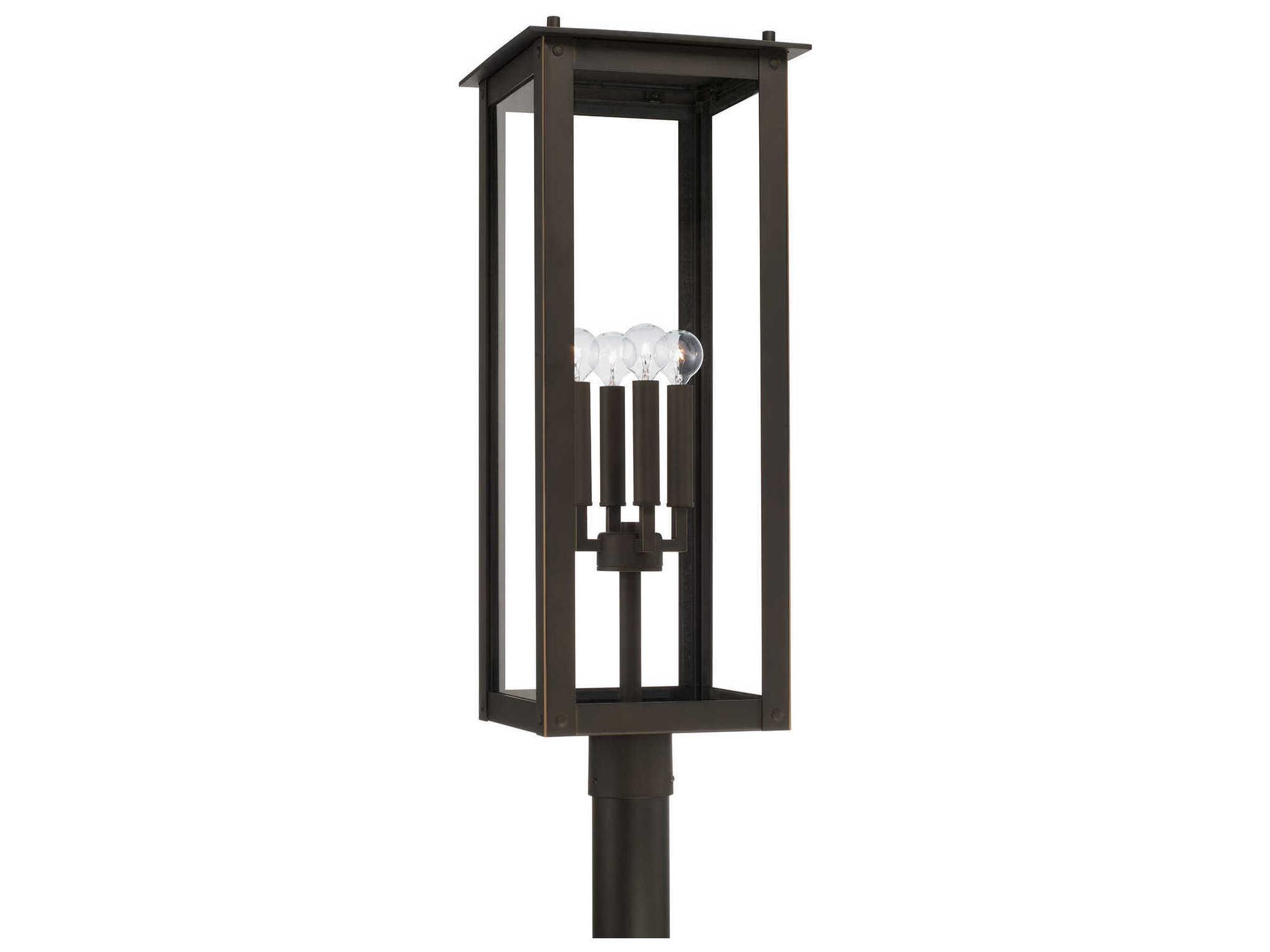 Capital Lighting Hunt 4 - Light Outdoor Post Light