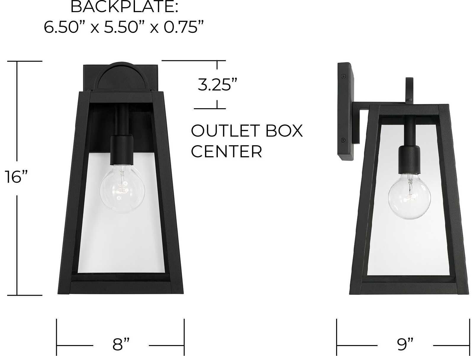 Capital Lighting Leighton Outdoor Wall Light