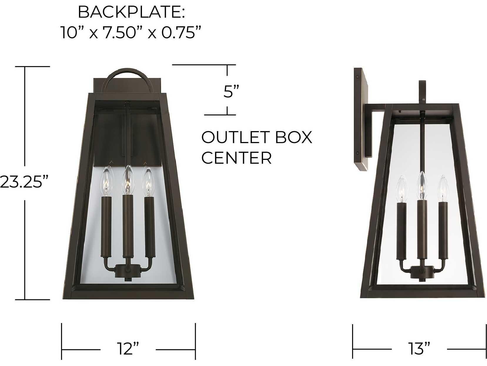 Capital Lighting Leighton 4 - Light Outdoor Wall Light