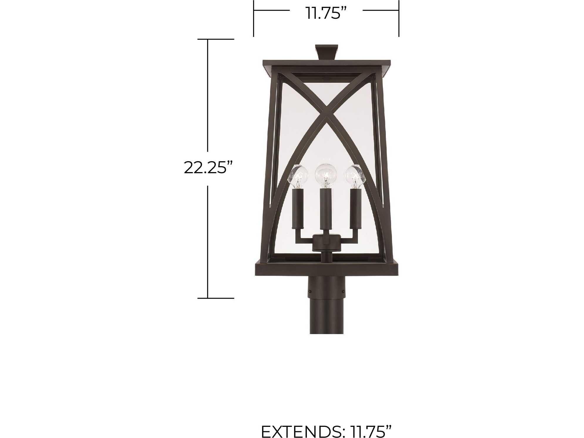 Capital Lighting Marshall 4 - Light Outdoor Post Light