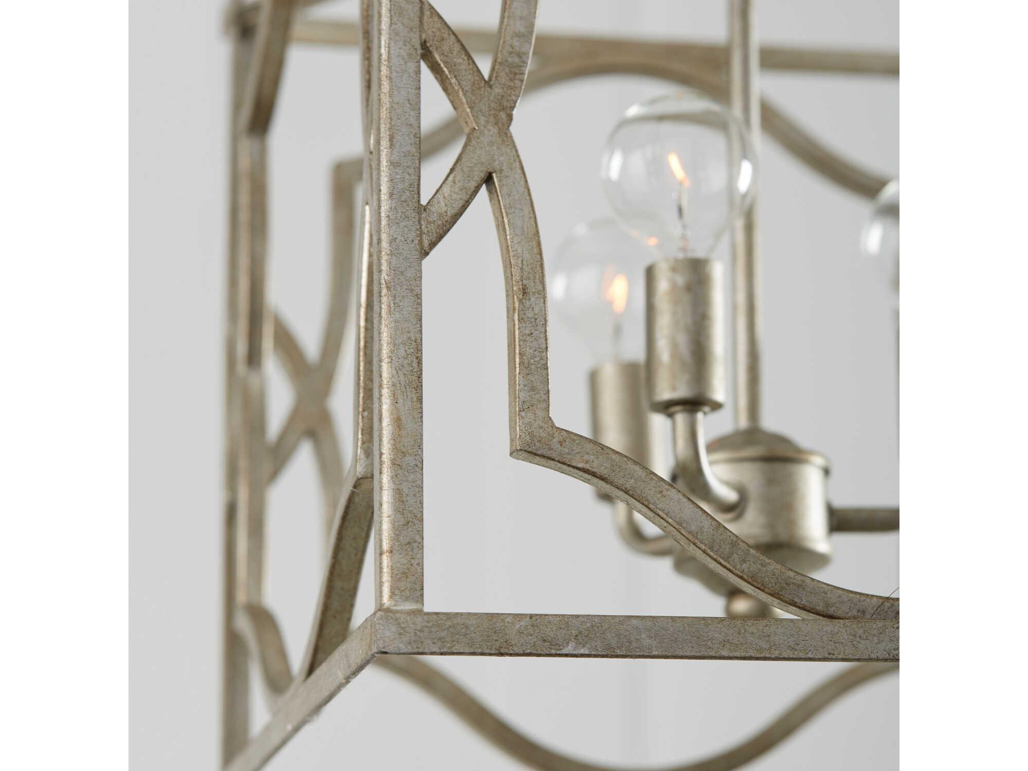 Capital Lighting Blakely 3-Light Antique Silver Mini Pendant