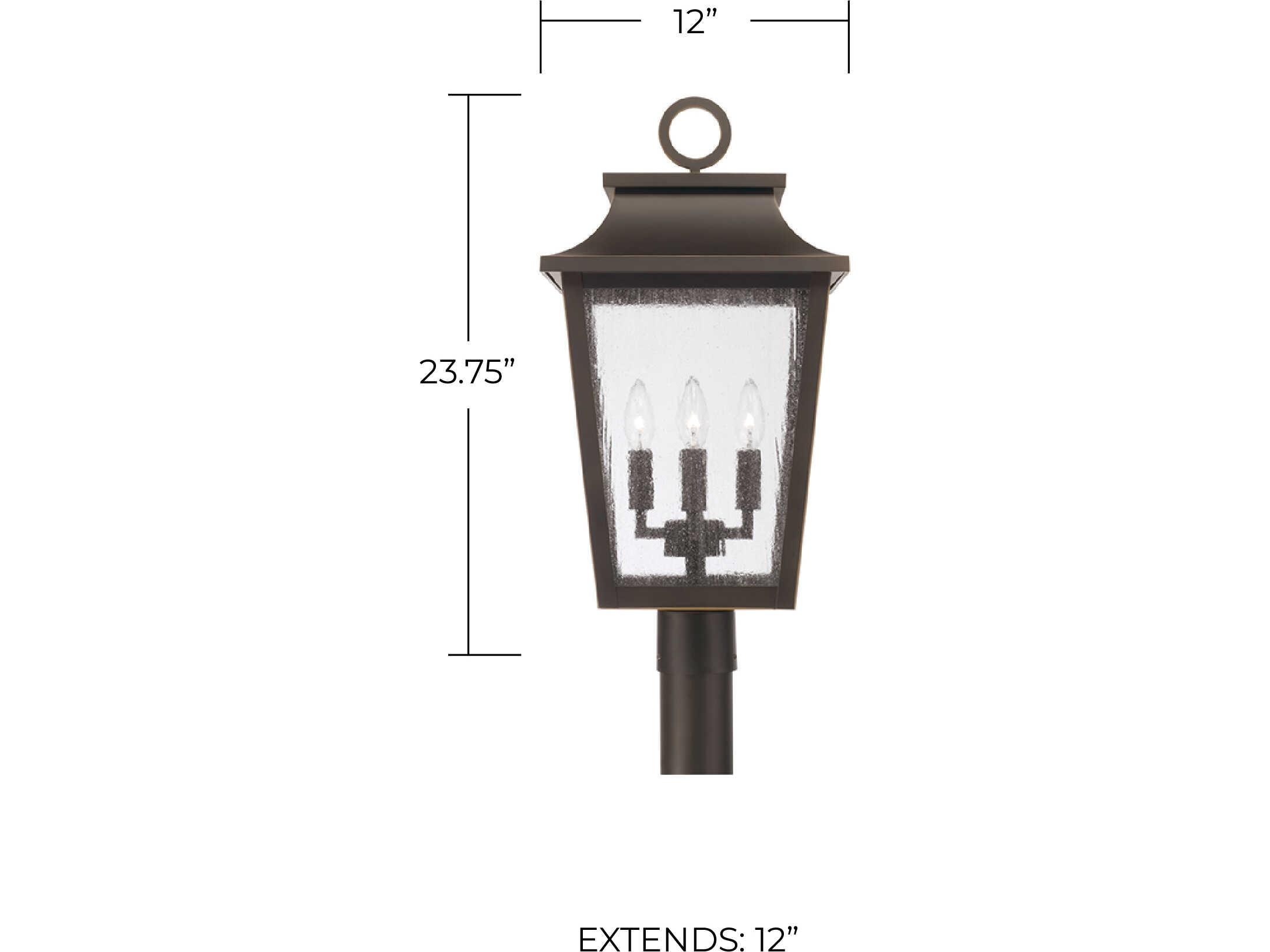 Capital Lighting Chandler 4-Light Outdoor Post Light