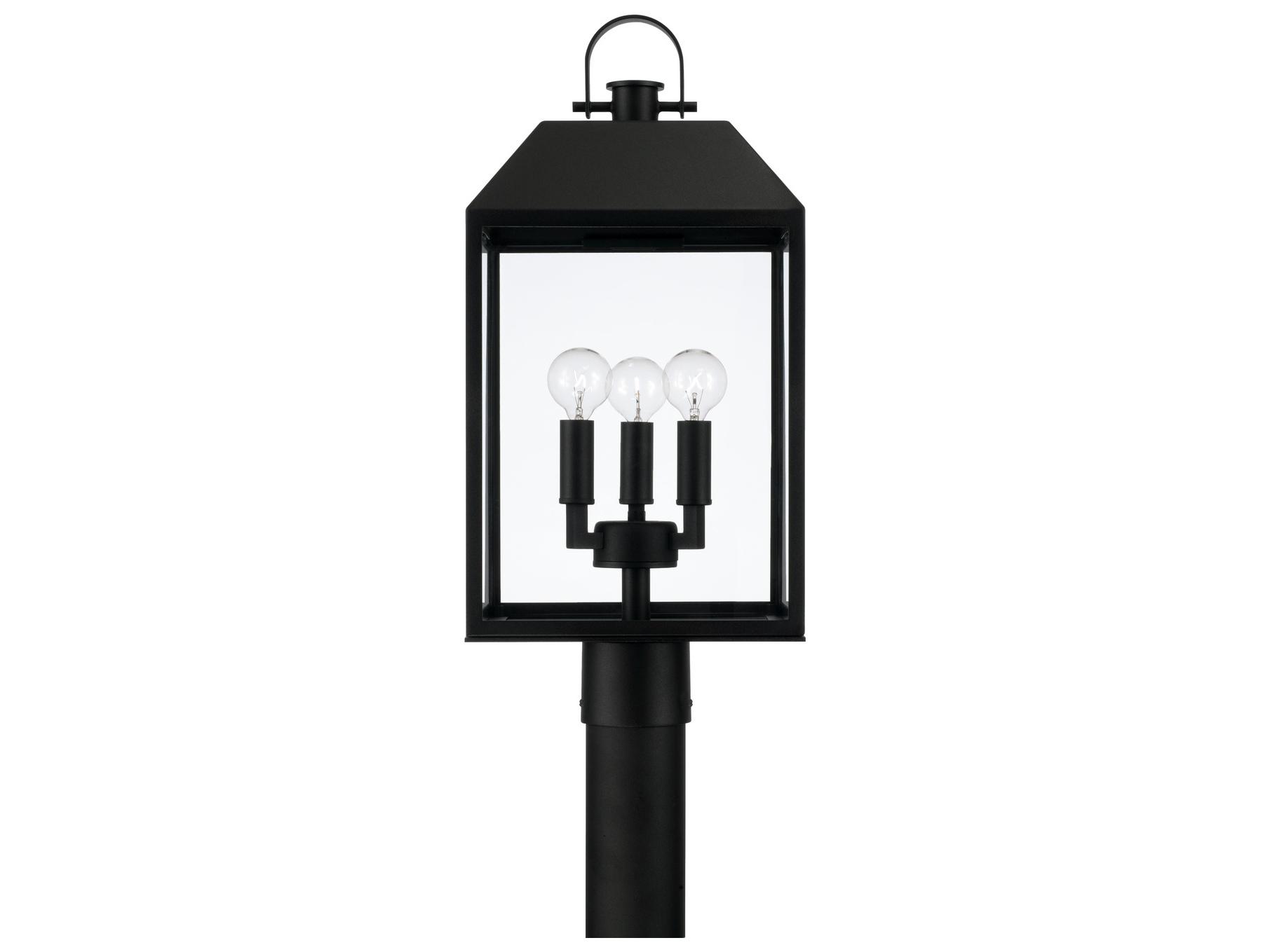 Capital Lighting Nelson 3-Light Outdoor Post Light