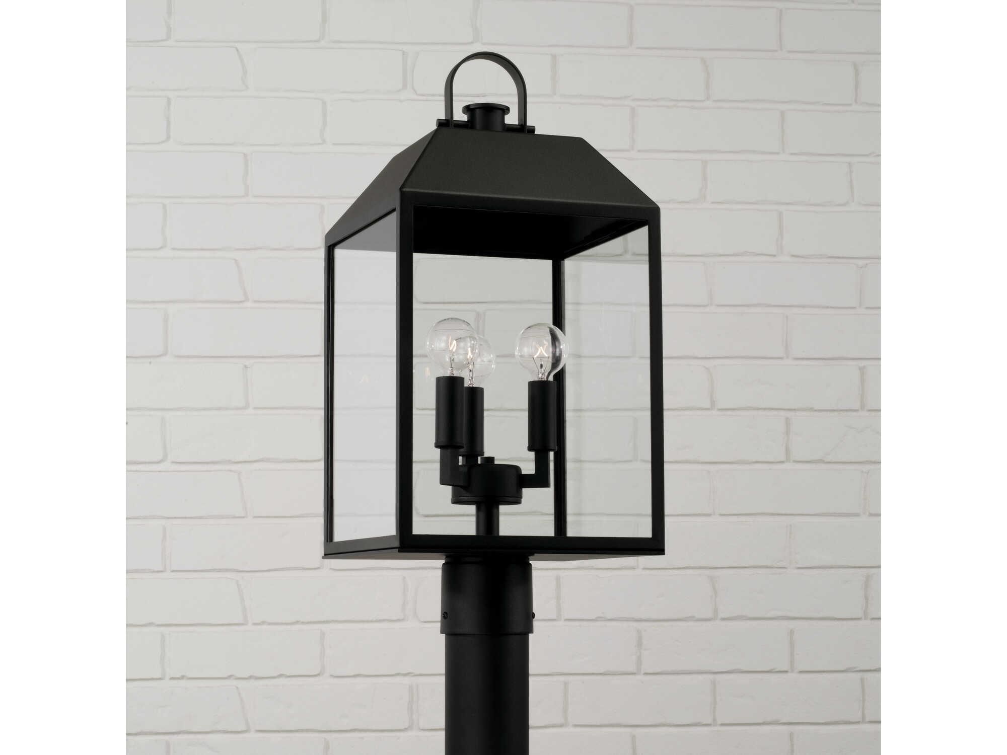 Capital Lighting Nelson 3-Light Outdoor Post Light
