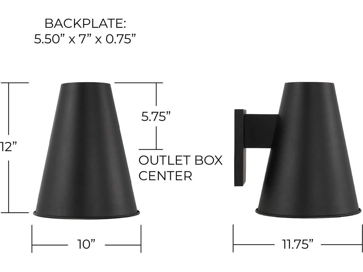 Capital Lighting Yardley 1-Light Outdoor Wall Light