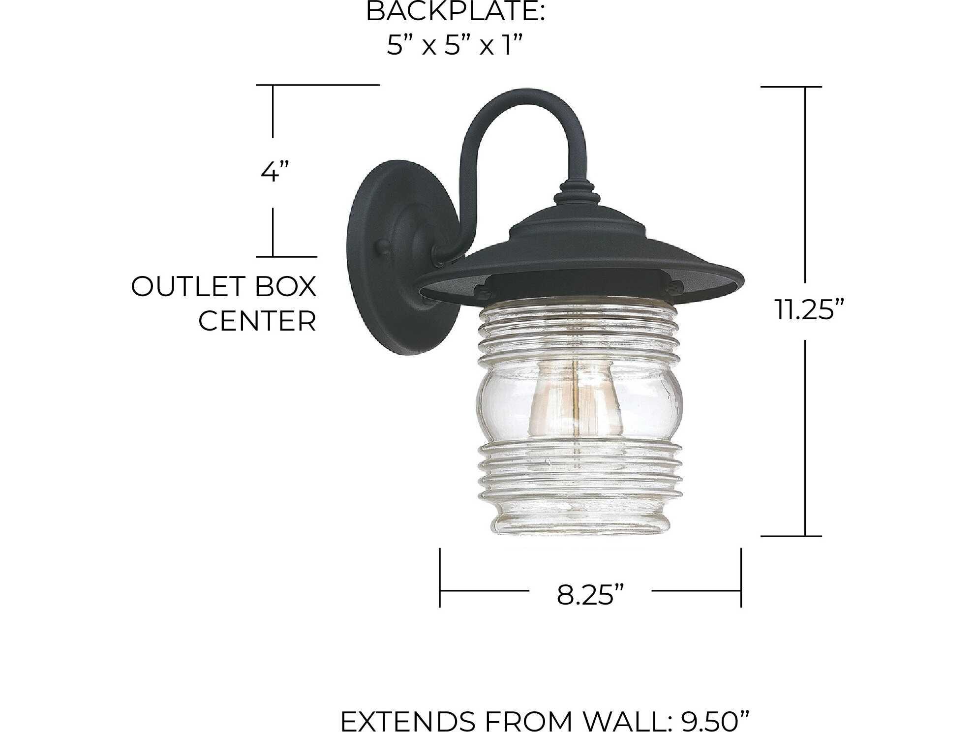 Capital Lighting Creekside 1 - Light Outdoor Wall Light
